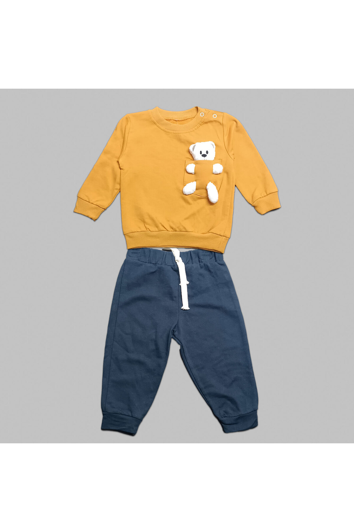 Ayıcıklı 2 İplik 2'Li Takım ( 9-24 Ay)