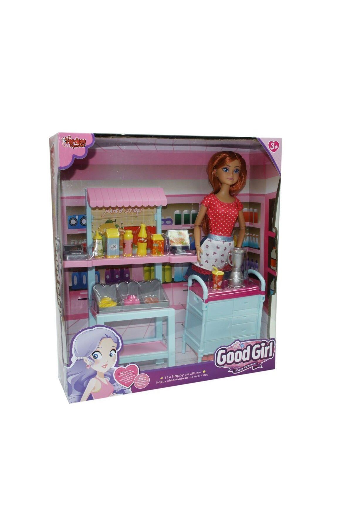 Easy Tedarik WG-115120 Kutulu 29 cm Aksesuarlı Kafe - Vardem Oyuncak