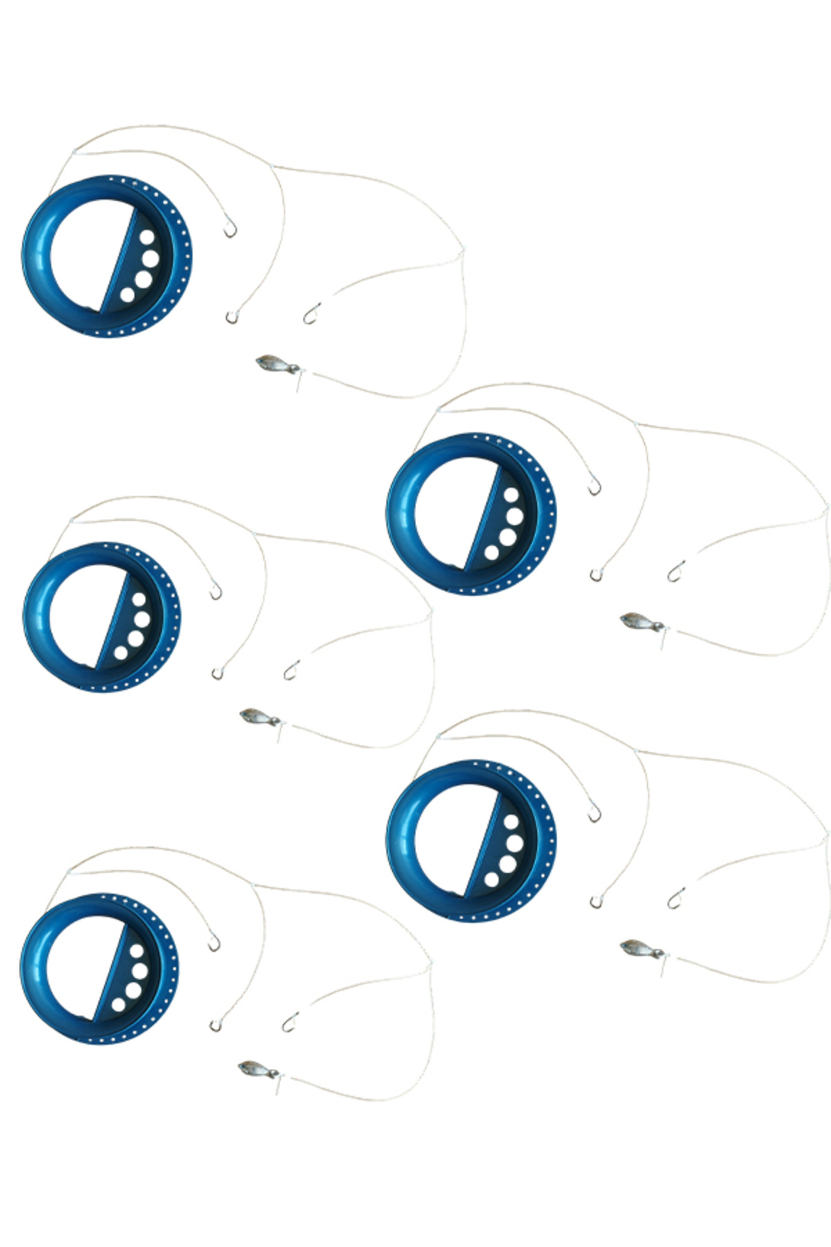 SAFARİ AV BAYİ SBS 3 İğneli Kurşunlu Dip Kasnak El Oltası - Deniz ve Göllerde Kullanılabilecek El Oltası