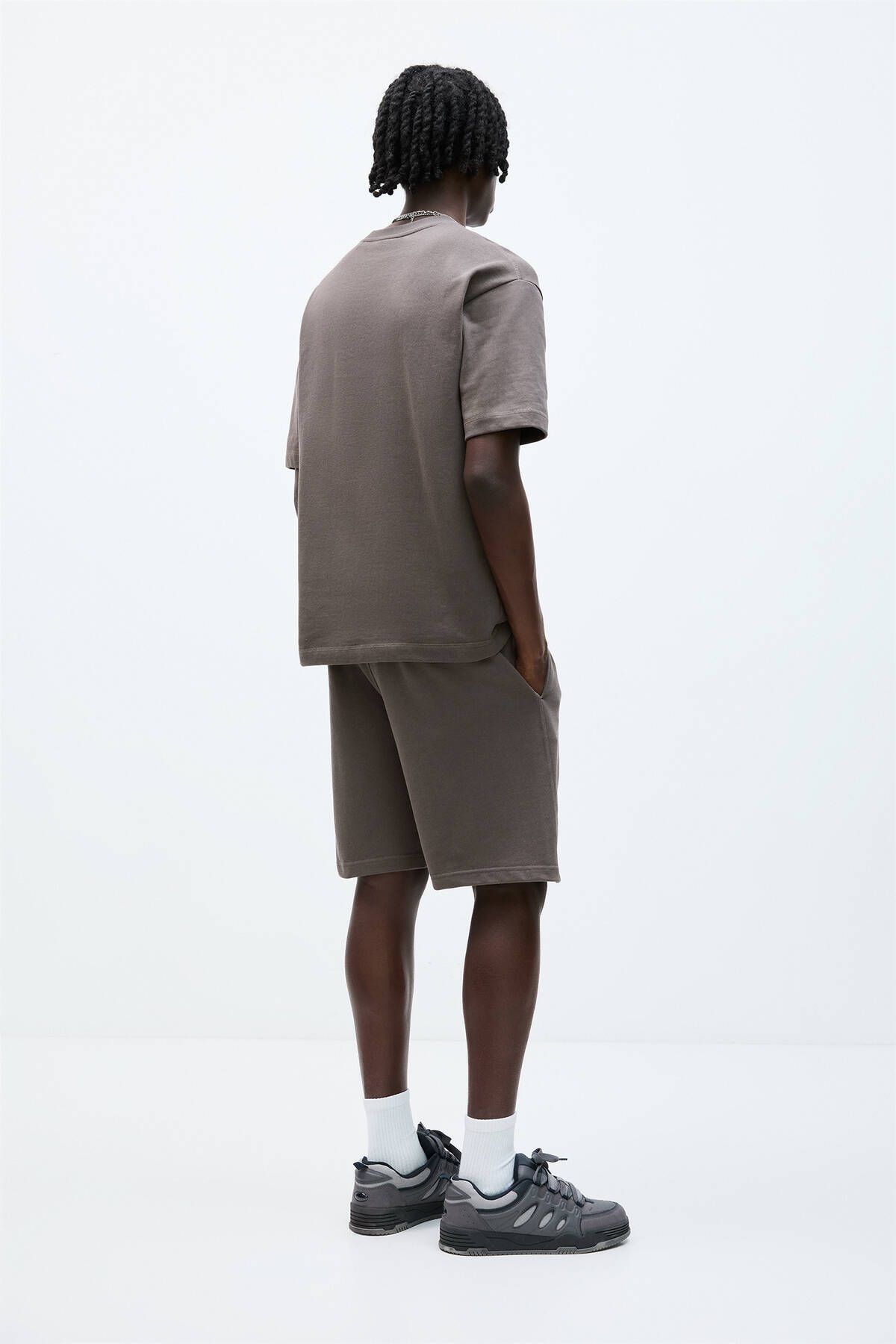 Pull & Bear-STWD jogger Bermuda shorts 4
