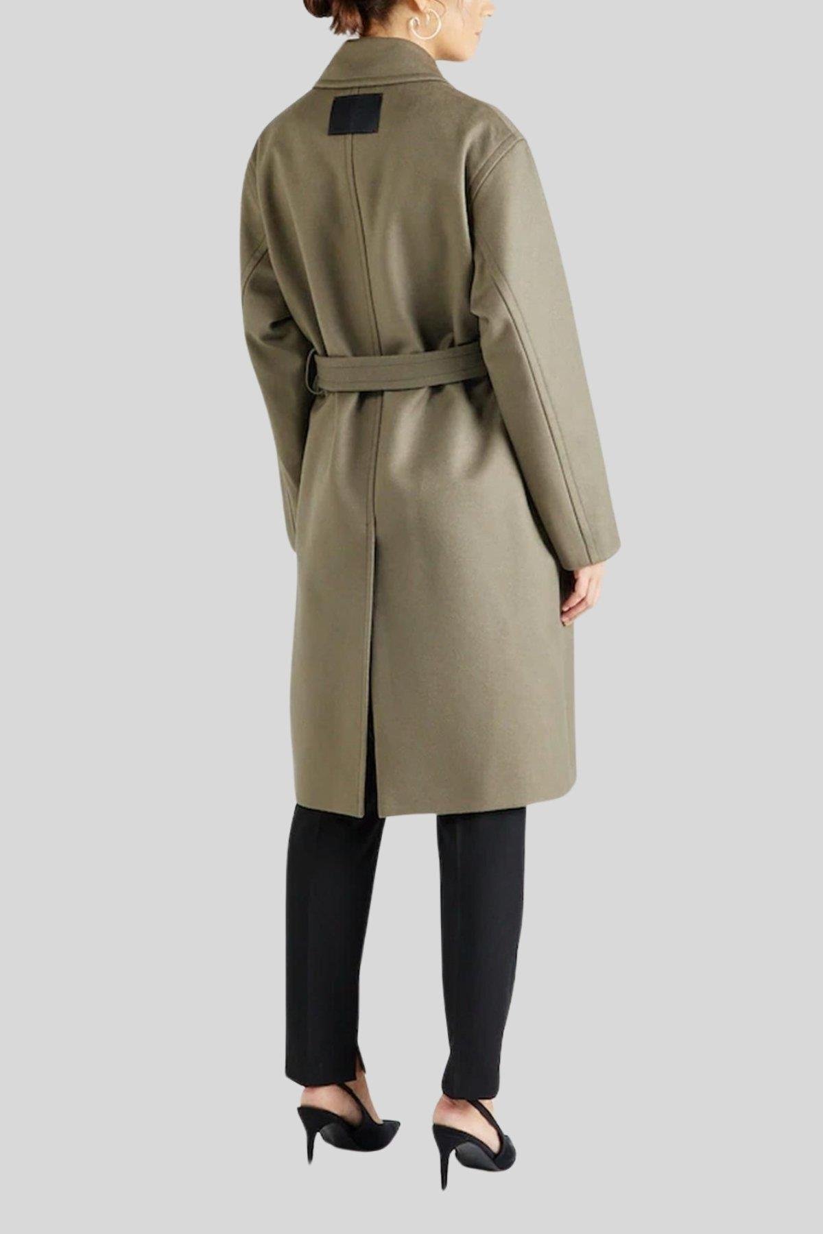 HUGO  Palto Marcado Haki - Görsel 3