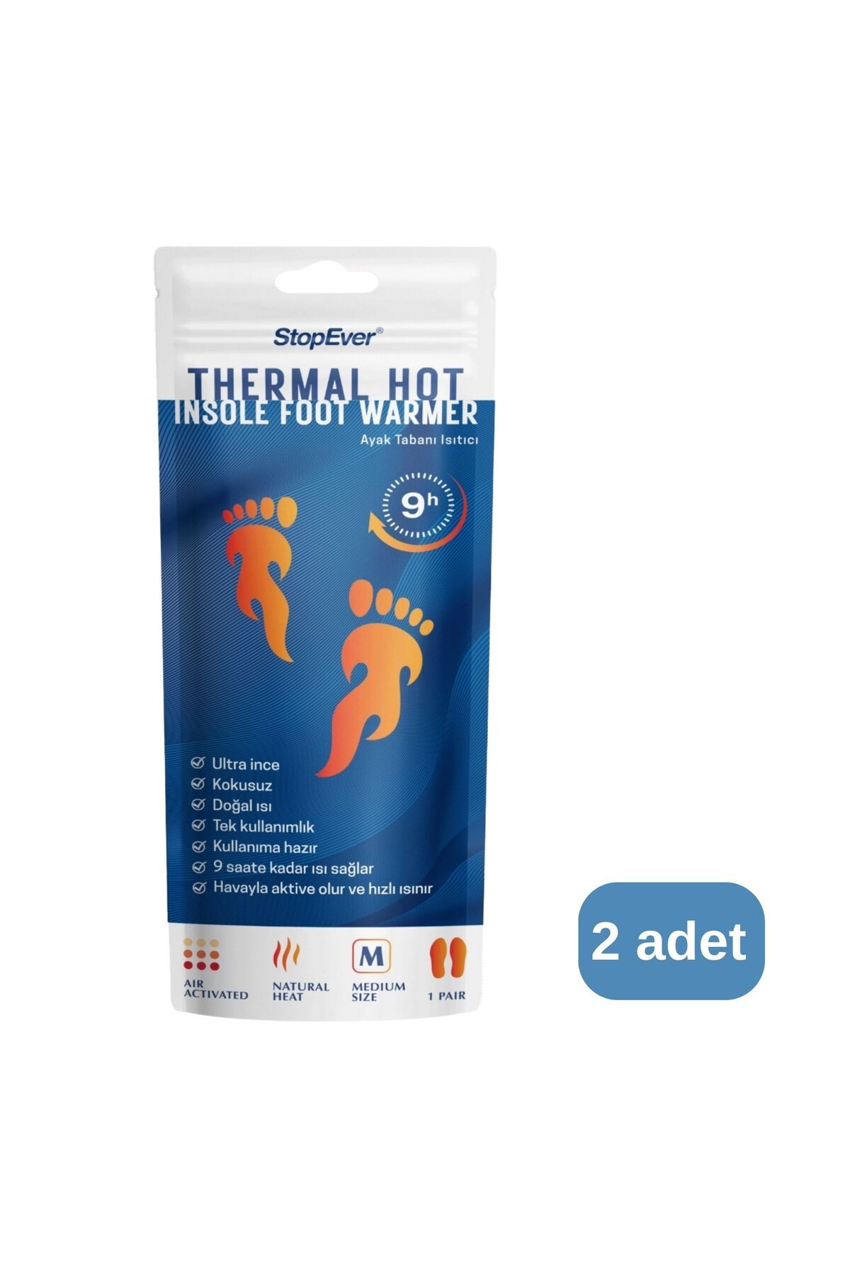 StopEver Thermal Hot Ayak Tabanlı Isıtıcı 2'li