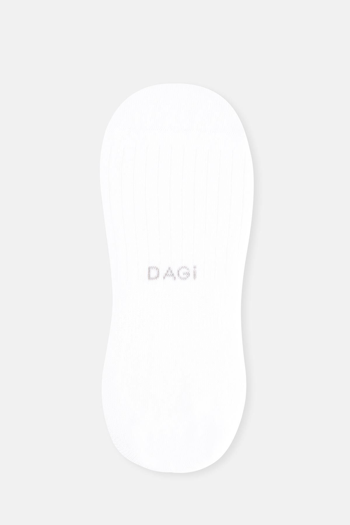 Dagi-White-Powder Women's 2-Piece Invisible Socks 6