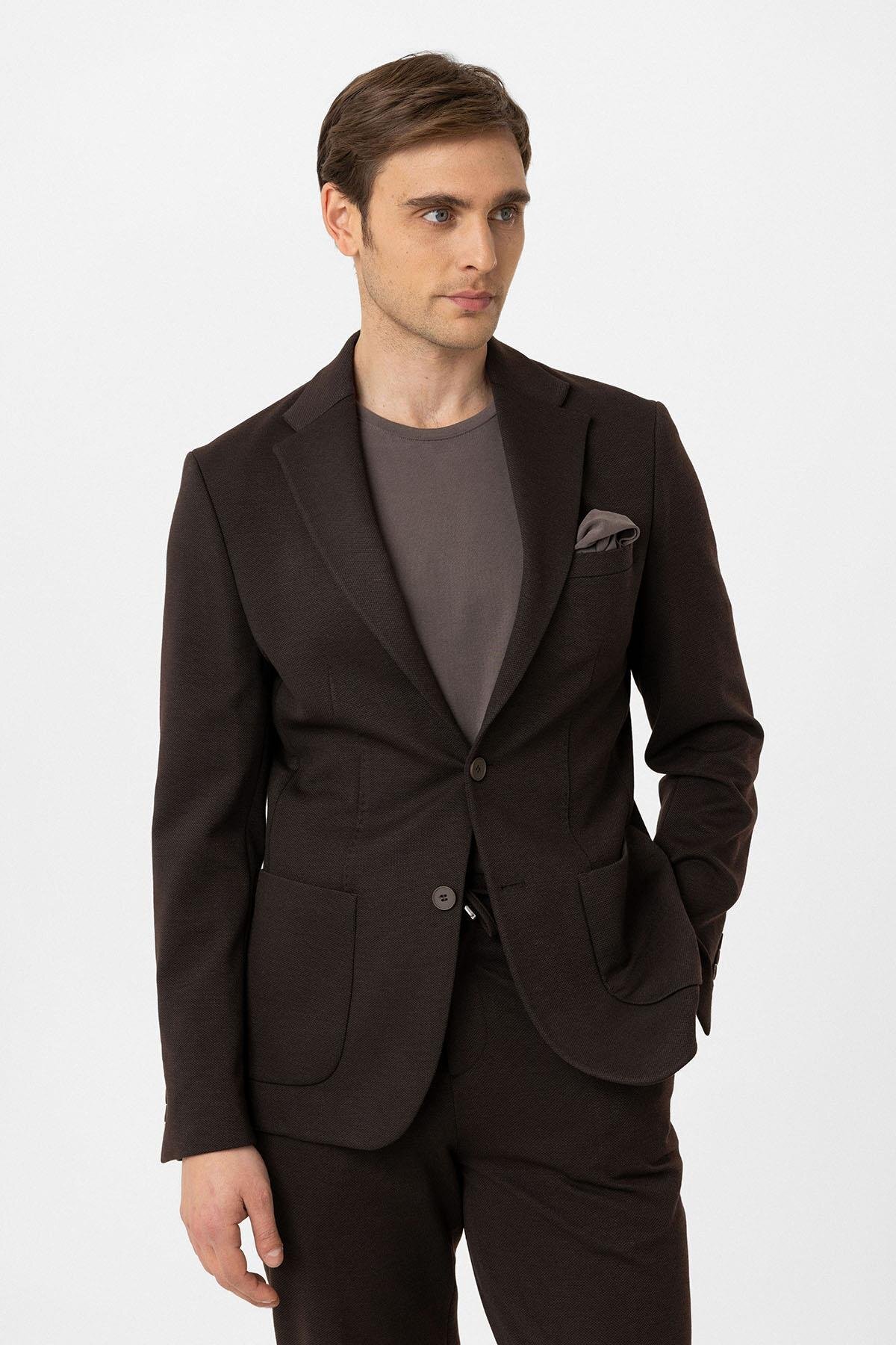 S13 Store Slim Fit Comfort Erkek Takım görsel 4