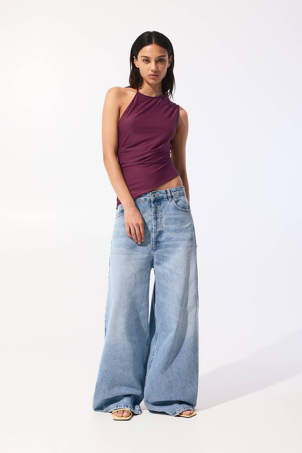 Pull & Bear-Asymmetric top with straps 2