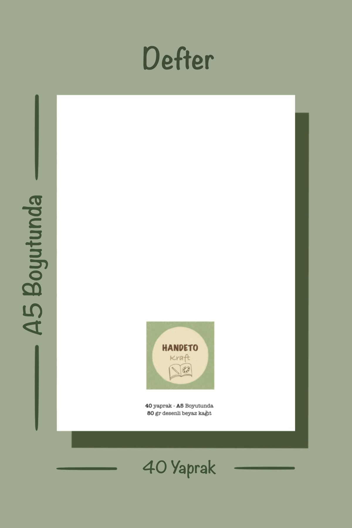 Handeto Kraft-دفتر ملاحظات للفيلم، دفتر ملاحظات مع غراء، دفتر ملاحظات مقاس A5، دفتر ملاحظات غير مبطن 7