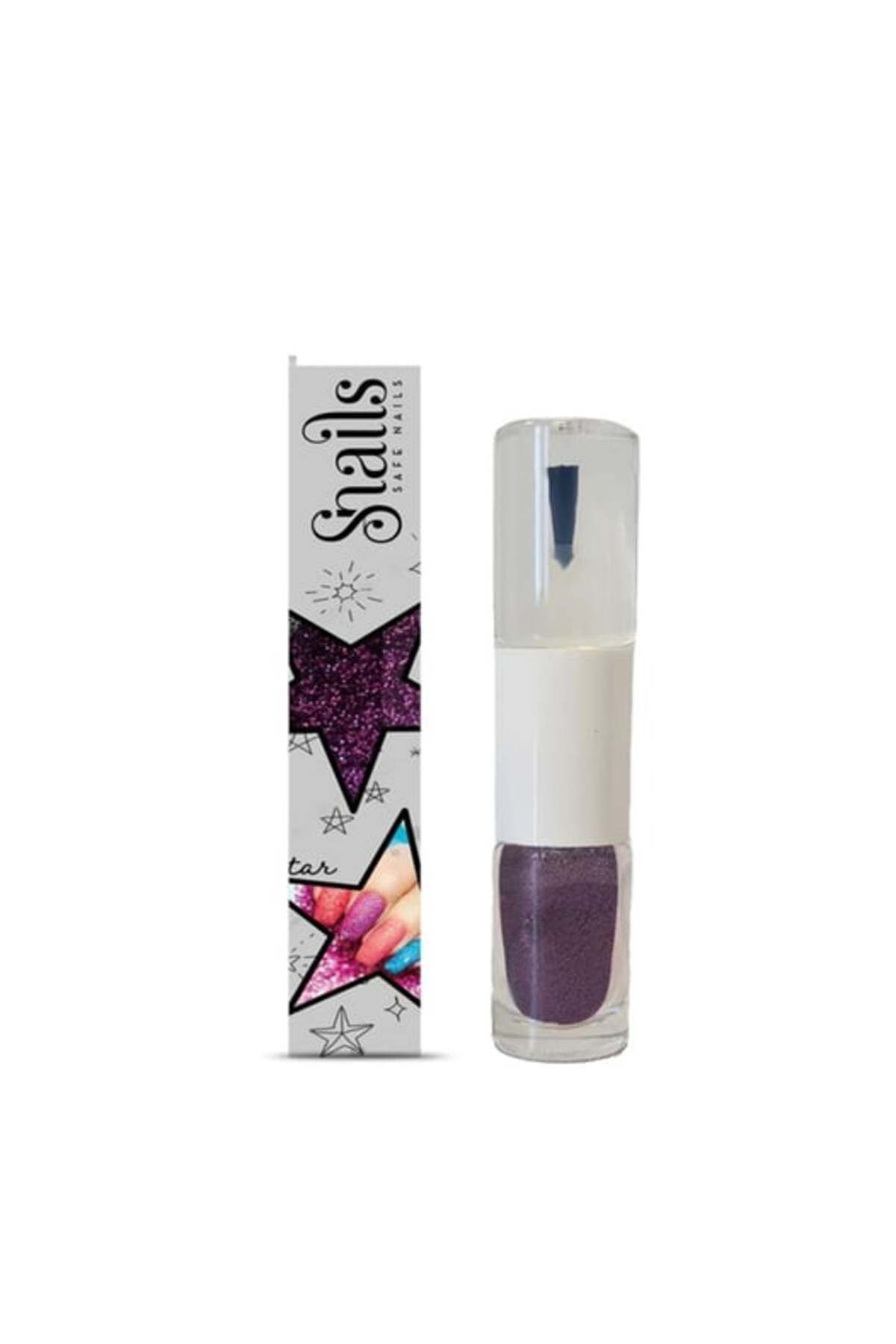 Snails Safe Nails Snails - Simli Tırnak Cilası - Dust Purple