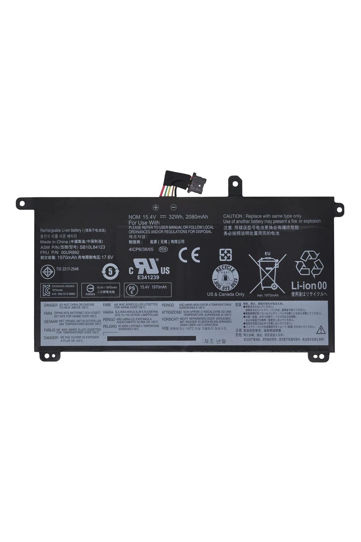 OEM Dahili (İç), Servis Tag 20H90001TX, 20H9CTO1WW ThinkPa d Uyumlu Laptop Batarya - Dahili (İç)