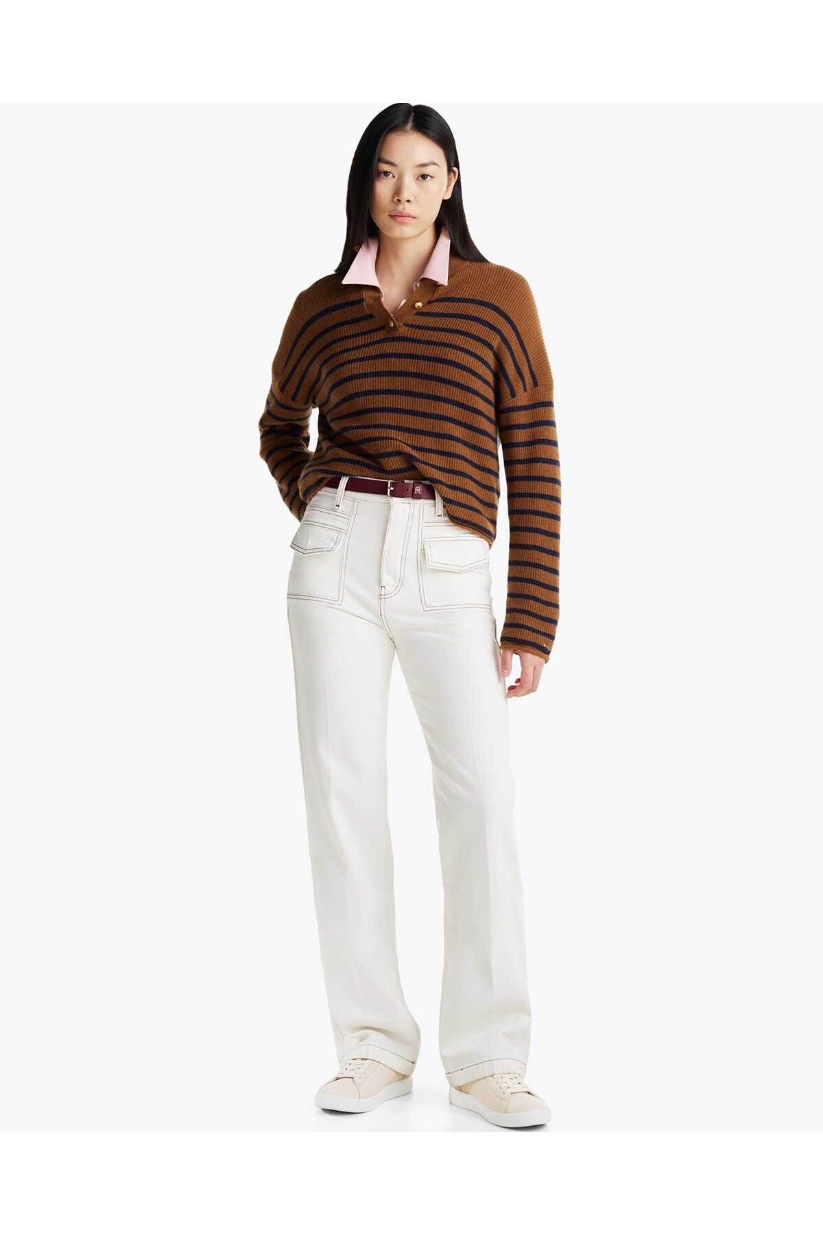 Tommy Hilfiger-Skórzane buty sportowe z metalicznym logo i detalami Fw0Fw08382 Aa8 3