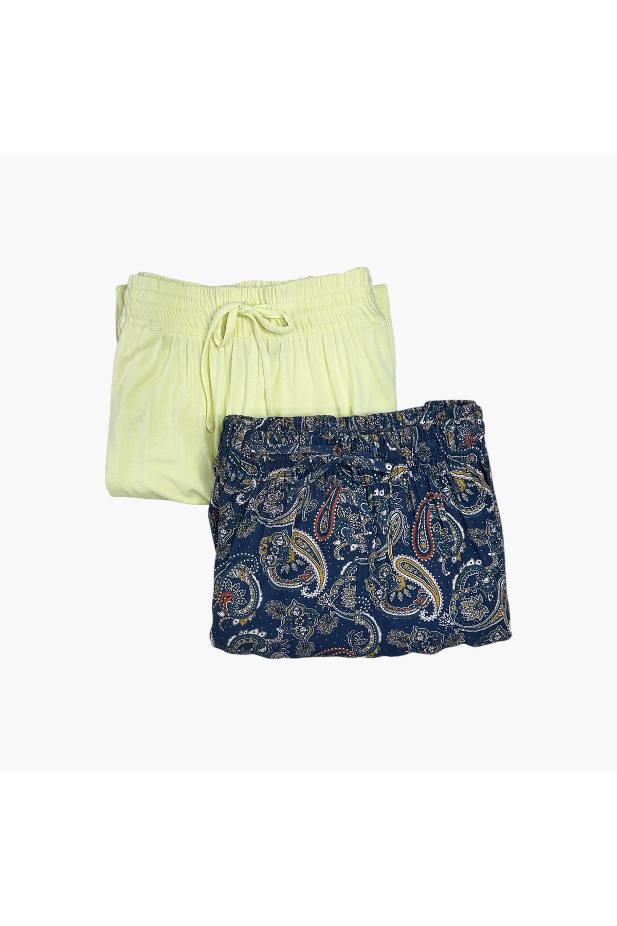 Aadaraya-Set Of 2 - Assorted Pyjamas With Pockets And Drawstring Closure 2