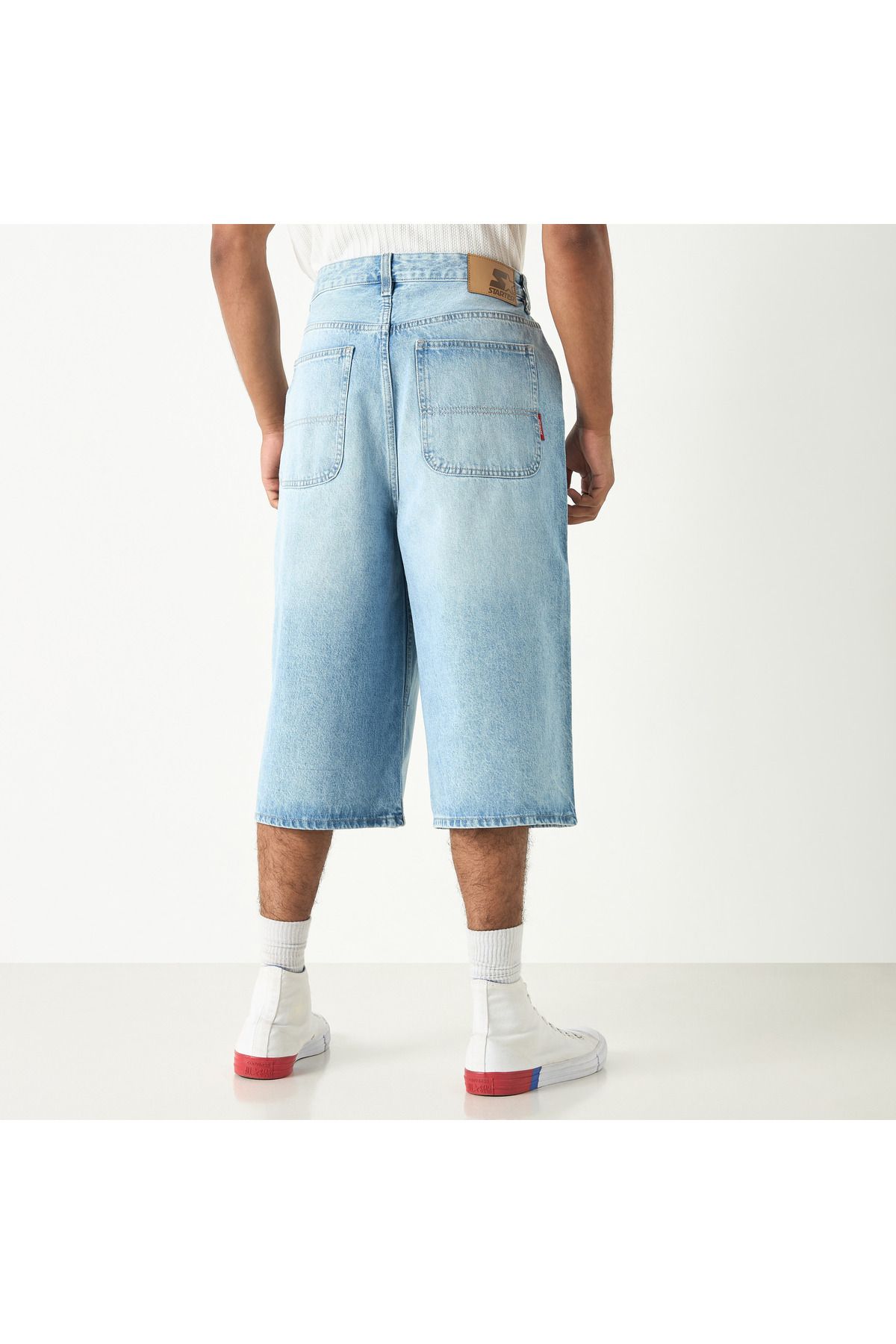 Starter-شورت Ecko Unltd سادة مع إغلاق بأزرار وجيوب 3