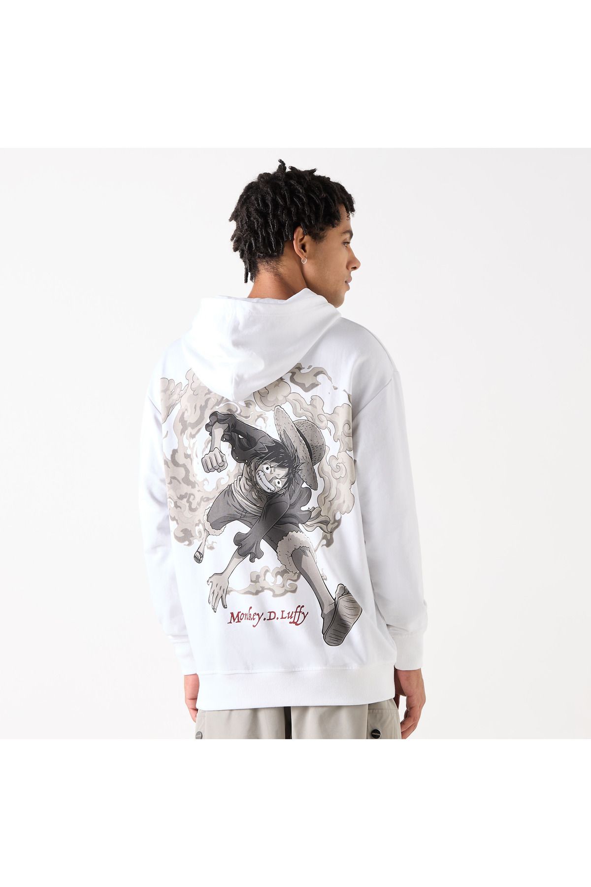 SP Characters-One Piece Print Oversized Hoodie 3