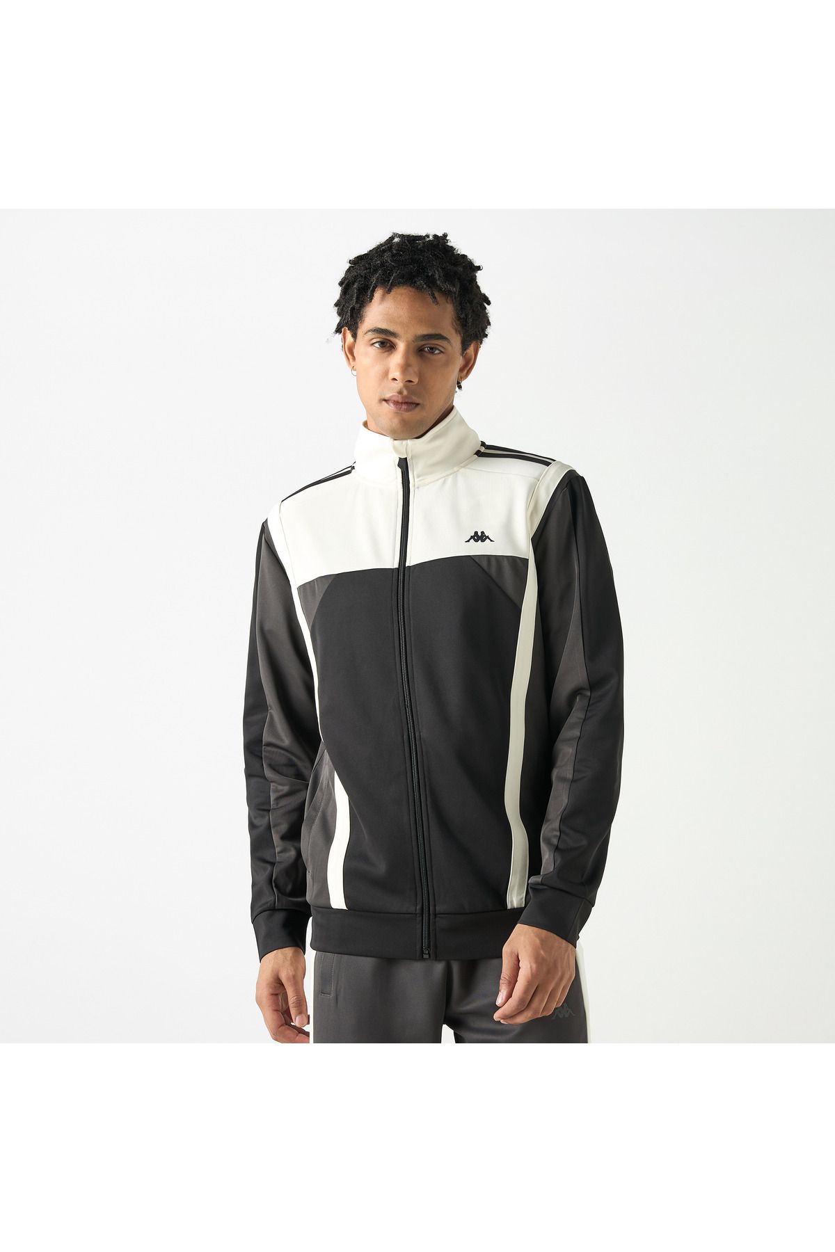 Kappa-Colourblock Jacket With Zip Closure And Pockets 1
