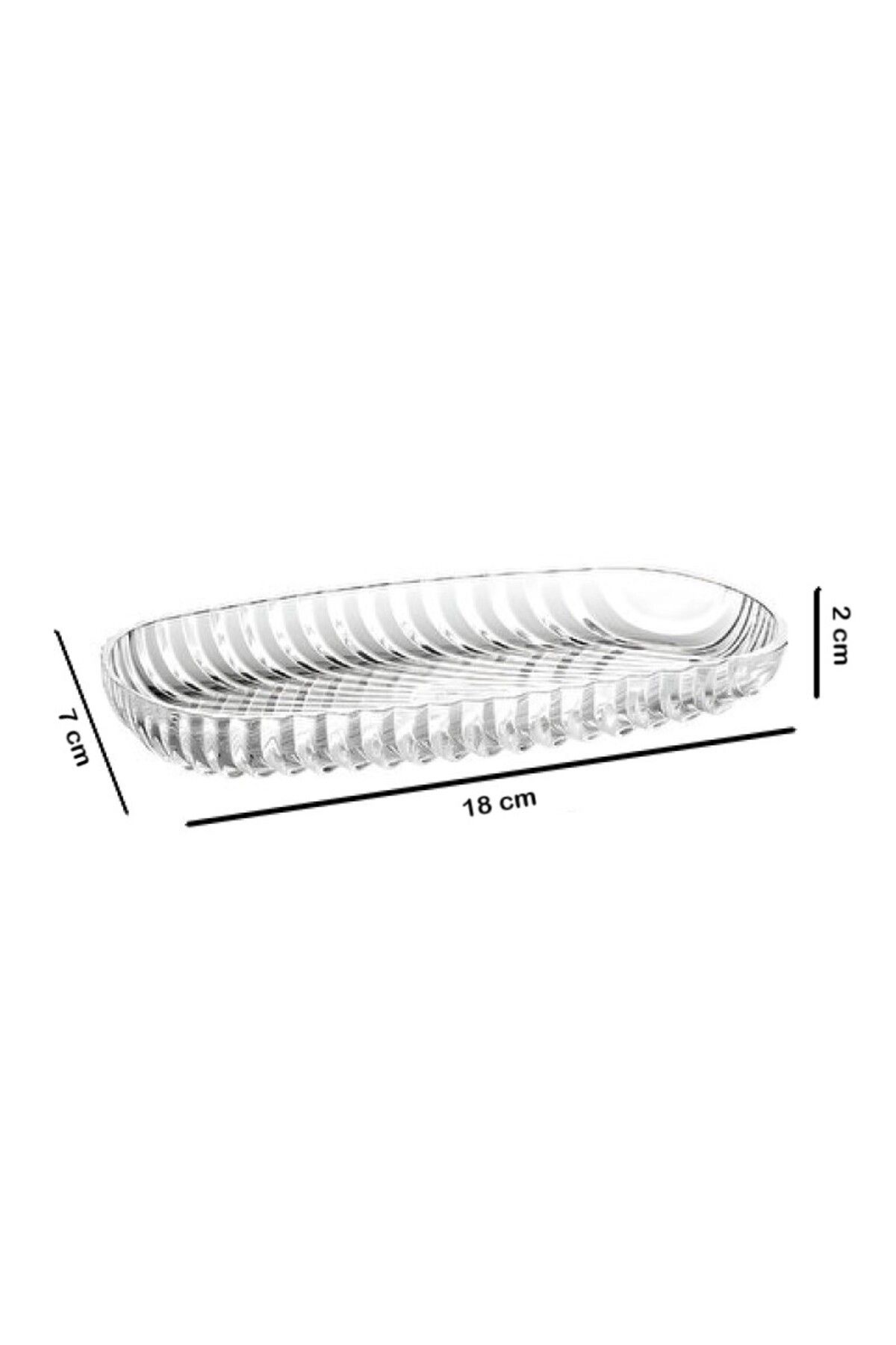 OrginGift-  Oval Fish Back Cookie and Fruit Appetizer Presentation Plate Breakfast Serving 17X7 cm 7