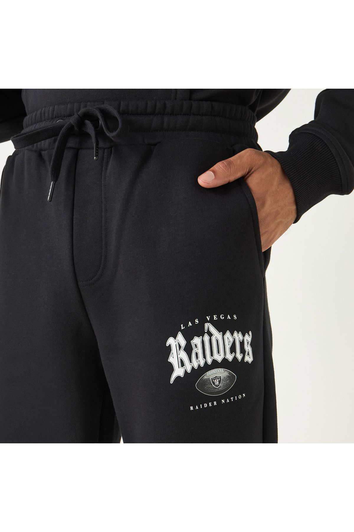 SP Characters-Raiders Print Joggers With Drawstring Closure And Pockets 4