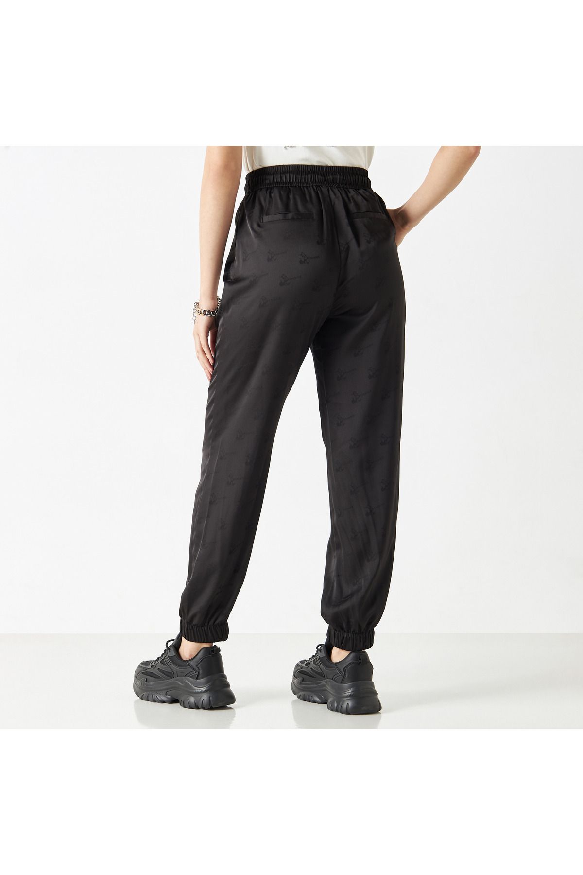 SP Characters-Minnie Mouse Print Joggers With Elasticated Waistband And Pockets 3
