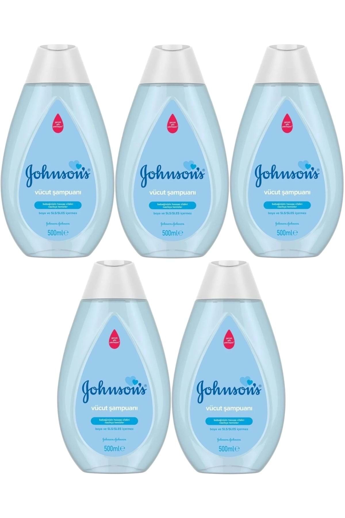 Johnson's Johnsons Baby Vücut Şampuanı 500ML (5 Li Set)