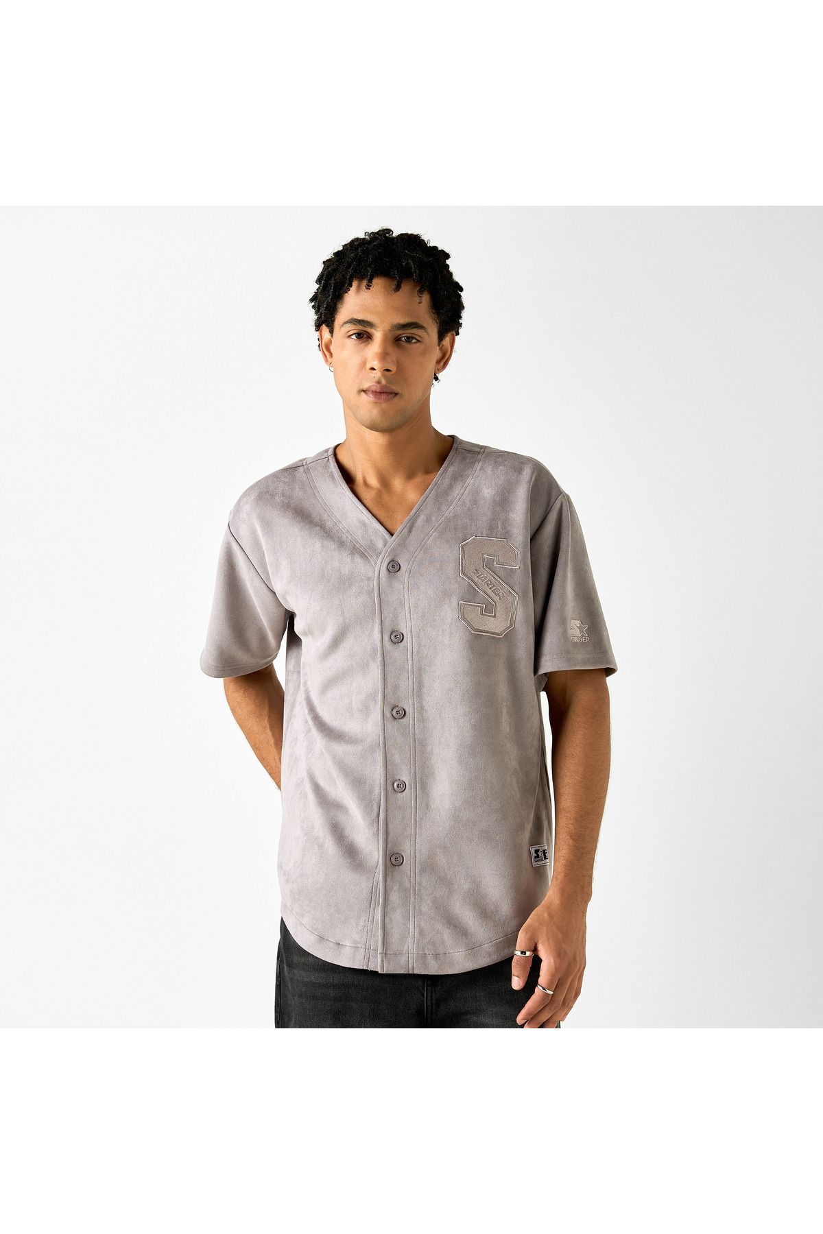 Starter-Relaxed Fit Textured Short Sleeves Shirt 3