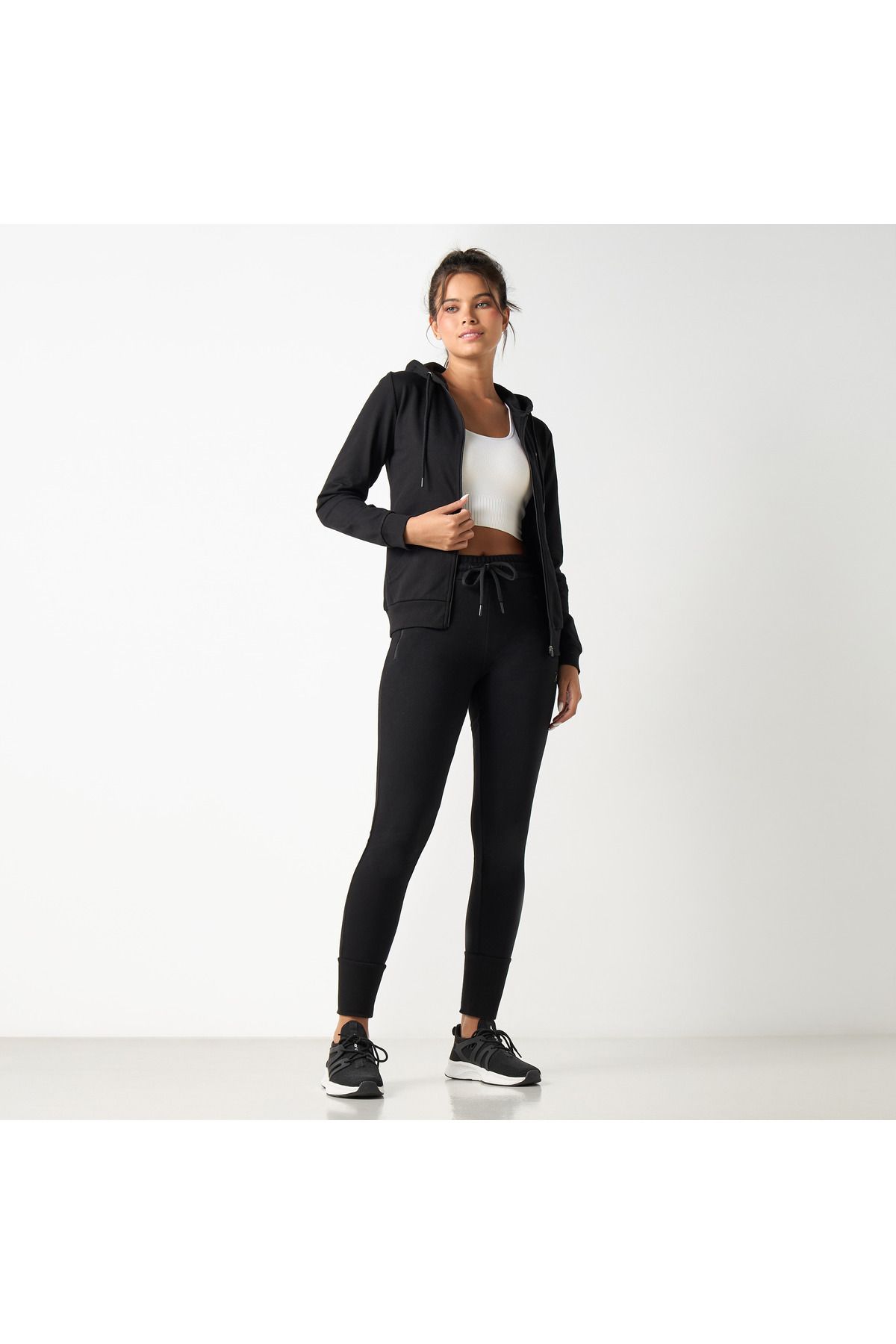 Adot-Cuffed Jog Pants With Elasticised Waistband And Drawstring 2