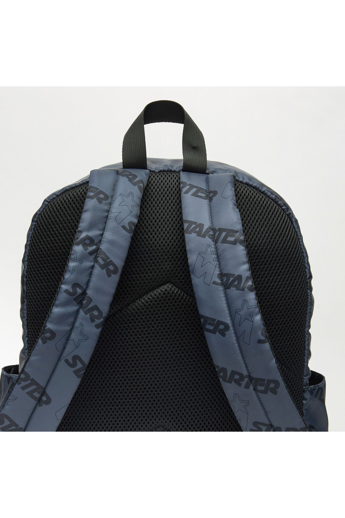 Starter-All-over Logo Print Backpack With Adjustable Straps And Zip Closure 4
