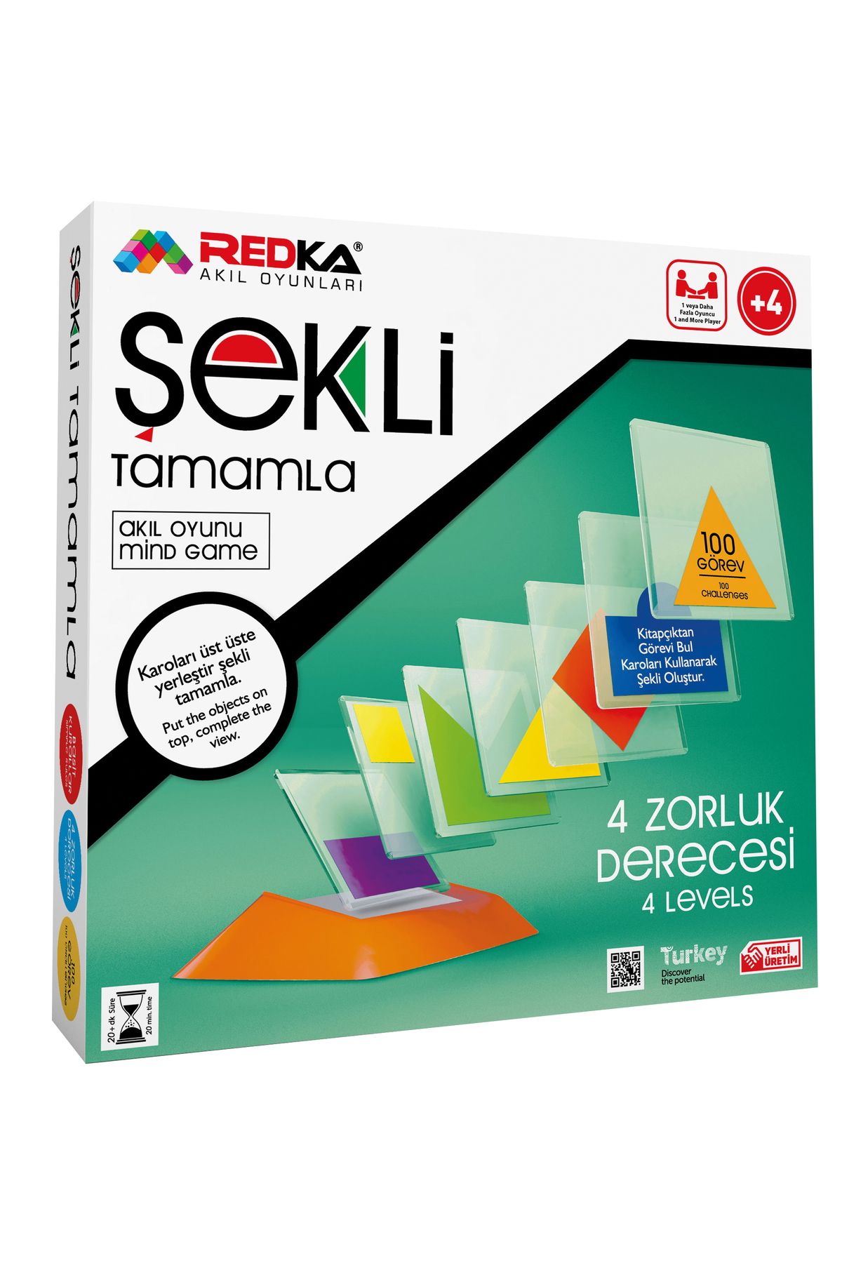 Redka Şekli Tamamla Akıl Oyunu