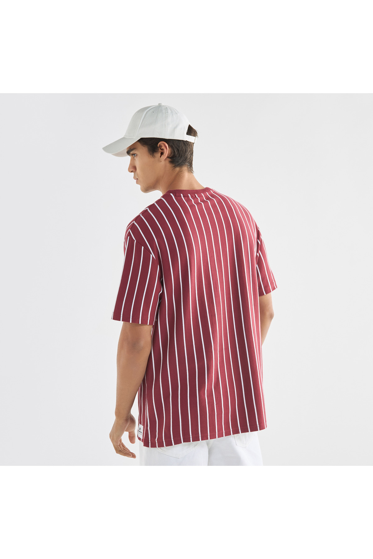 FAV-Starter Striped T-shirt With Crew Neck And Short Sleeves 3