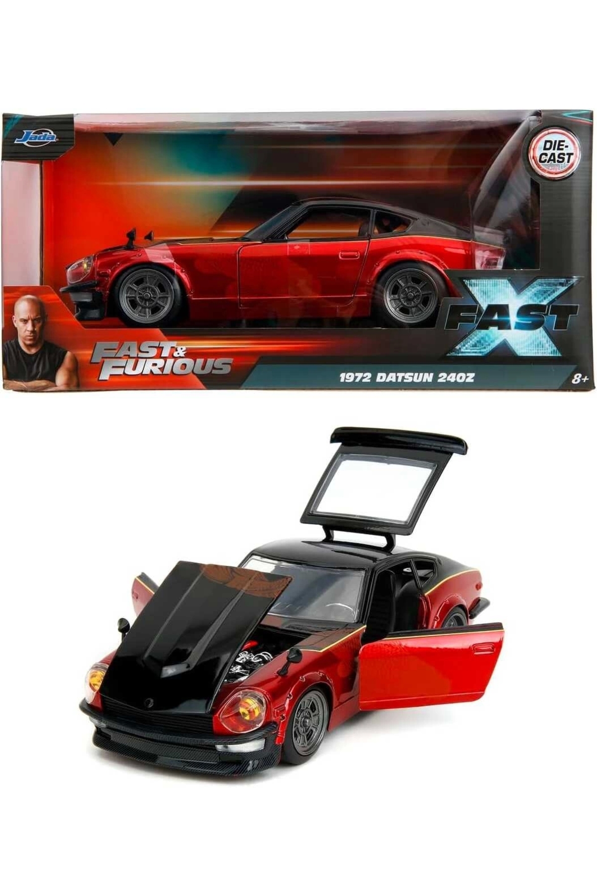 Genel Markalar 1/24 Fast & Furious 1972 Datsun 240z Red - Fiyatı