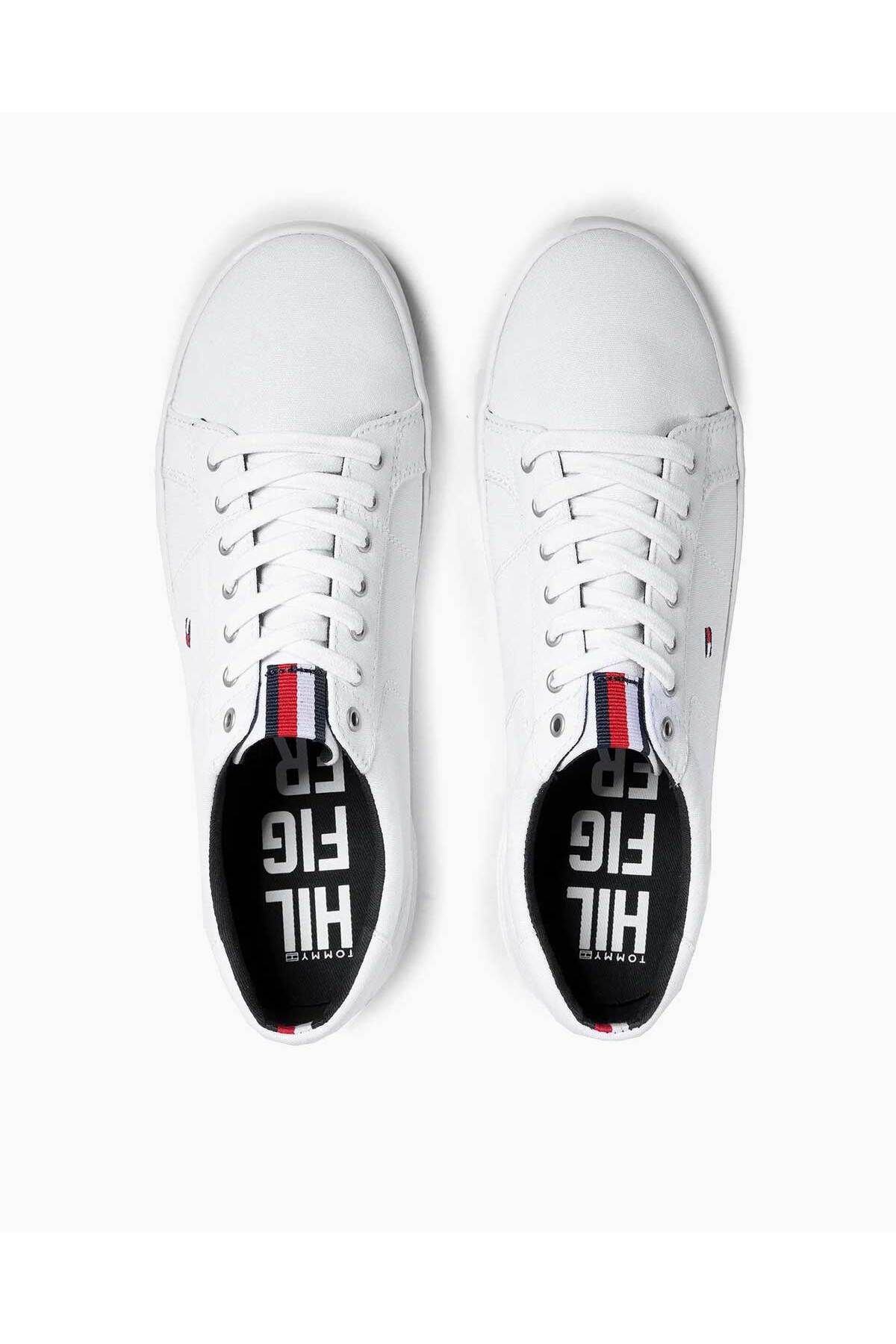 Tommy Hilfiger-Kultowe długie sznurowane trampki męskie 6