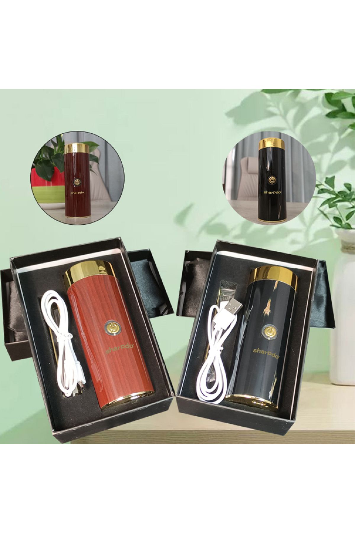 sharpdo-نوع جديد 2021usb مع بطارية قابلة لإعادة الشحن، مبخرة يدوية محمولة مع غطاء دوار 7
