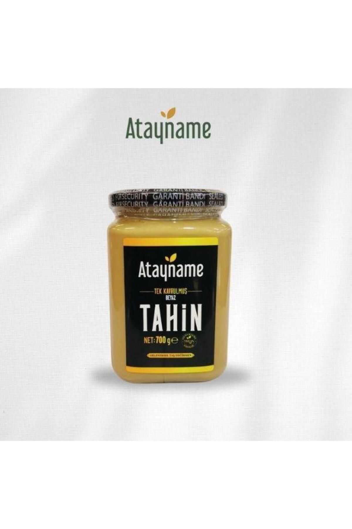 ATAYNAME Beyaz Tek Kavrulmuş Tahin 700 G Cam