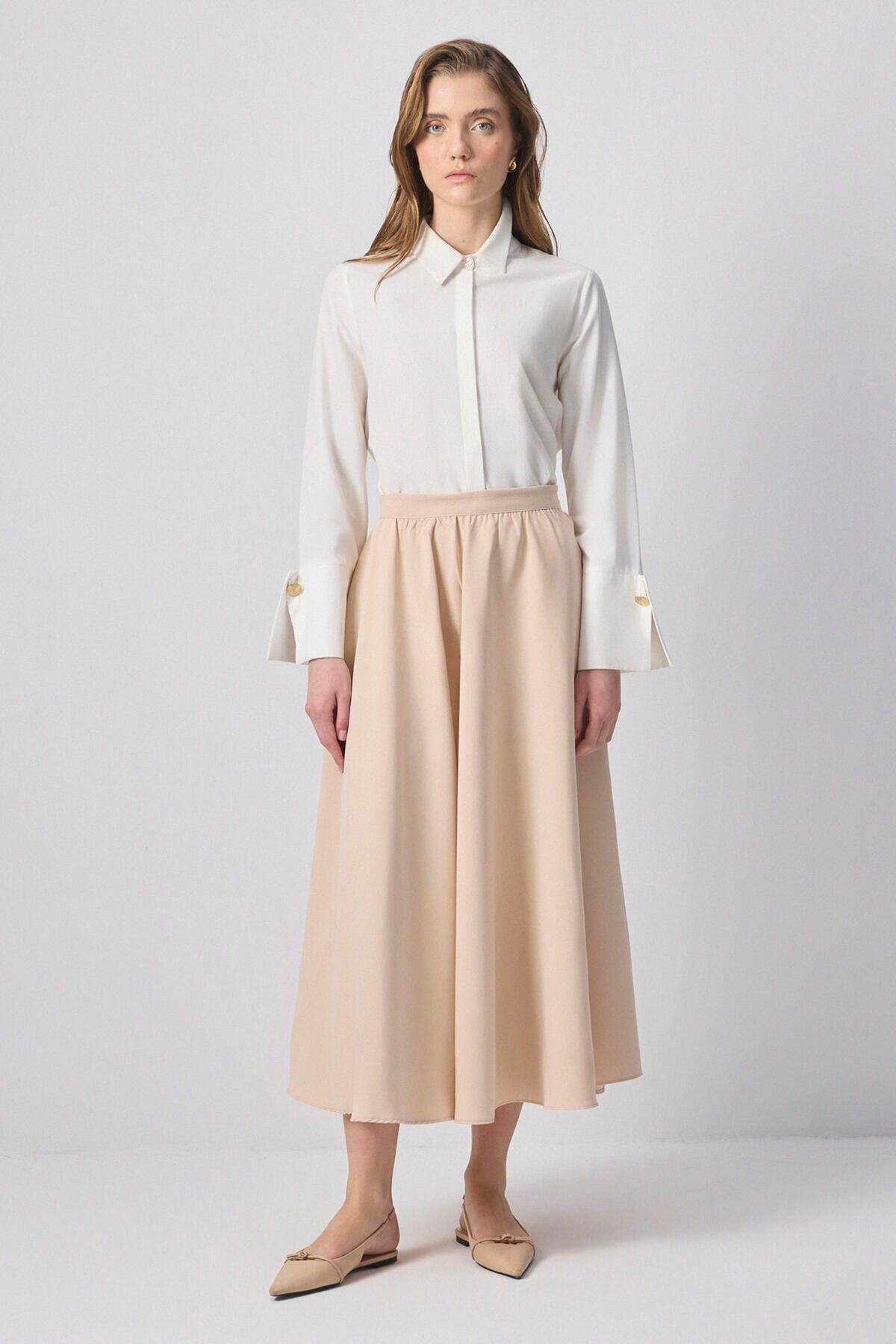 Touché Privé-Crepe Skirt 1