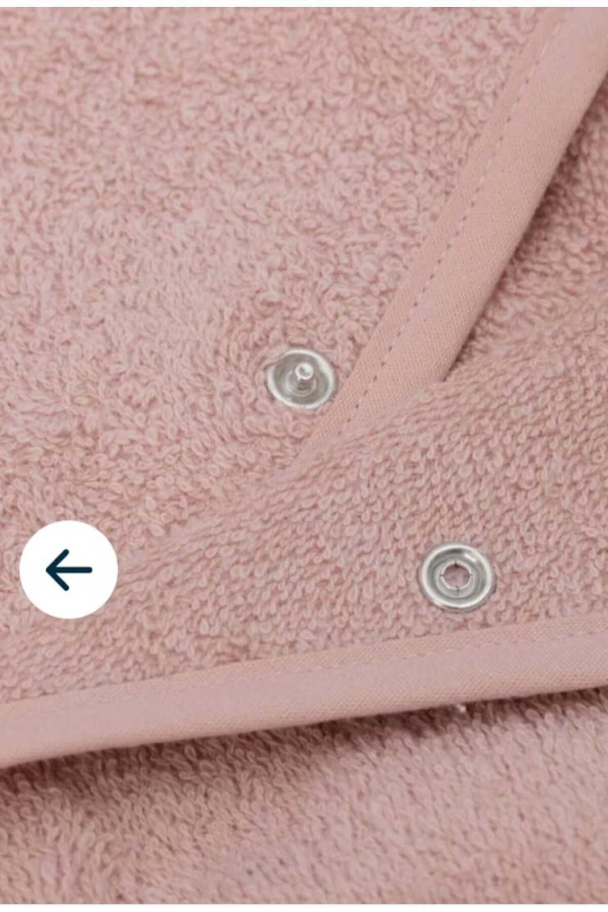 PAMUK HANIM Outlet Ihracat- %100 Pamuklu Yumuşacık Unisex Kız-erkek Çocuk Havlu Bornoz Kulaklı Tavşan/pembe fotoğrafı 3 (önizleme)