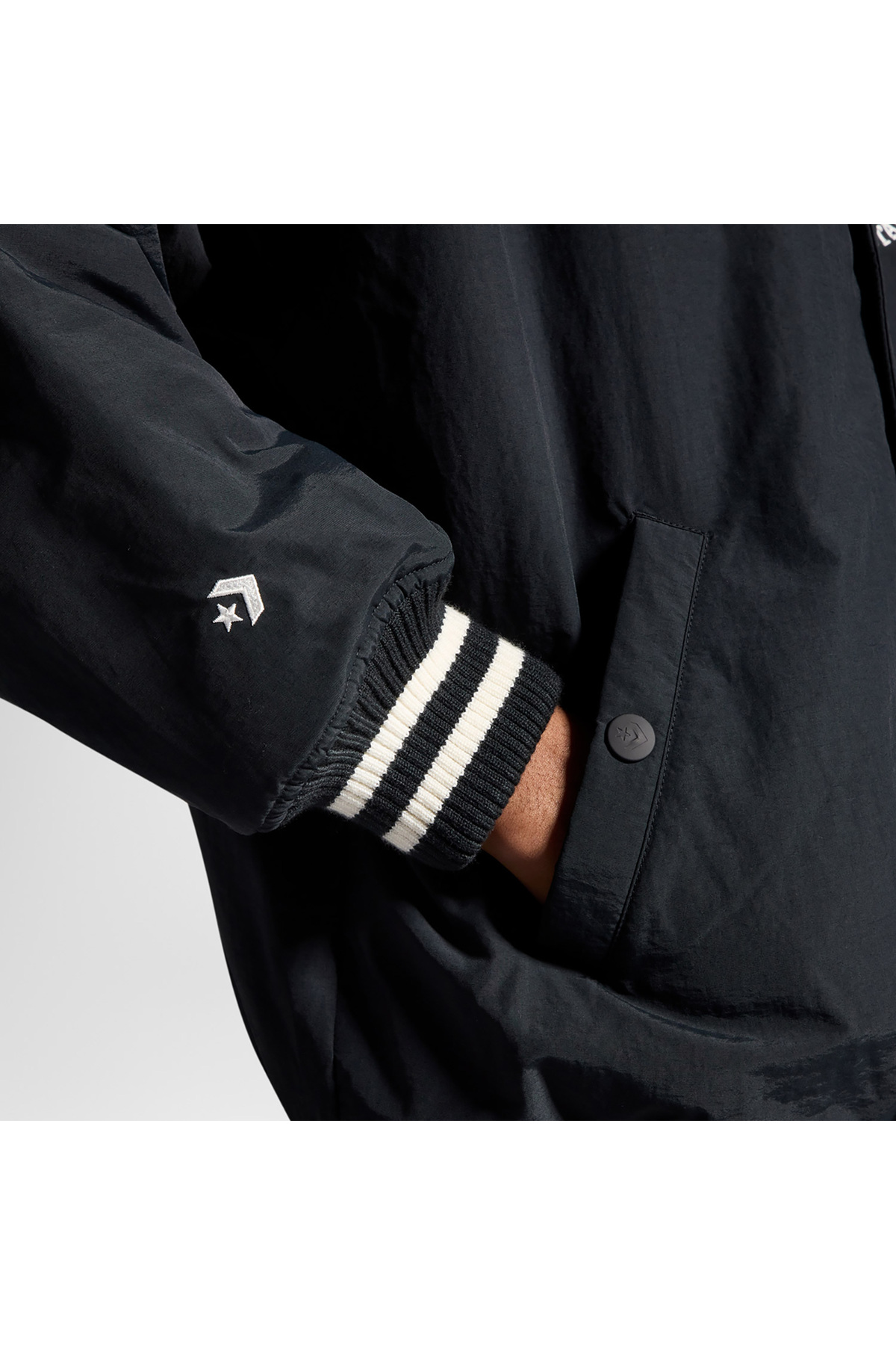 Converse  Classic Bomber Erkek Siyah Ceket - Görsel 6