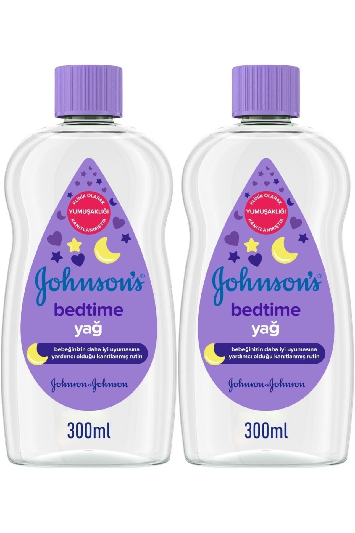 Johnson's Johnsons Baby Bebek Yağı 300ML Bedtime (Uyku Rutini) (2 Li Set)