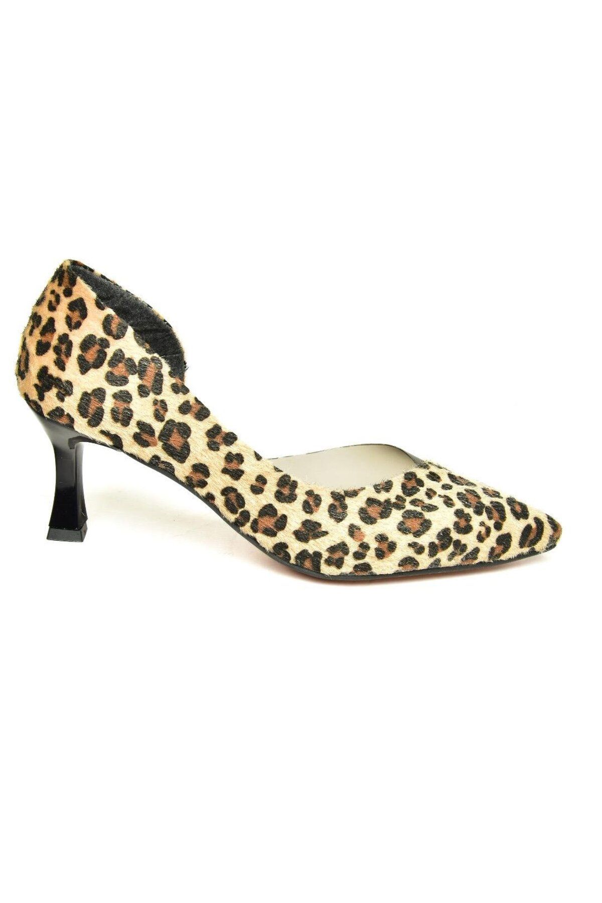 Fox Shoes-U 676035302   Leopard Wildleder Absätze Damen Schuhe 5