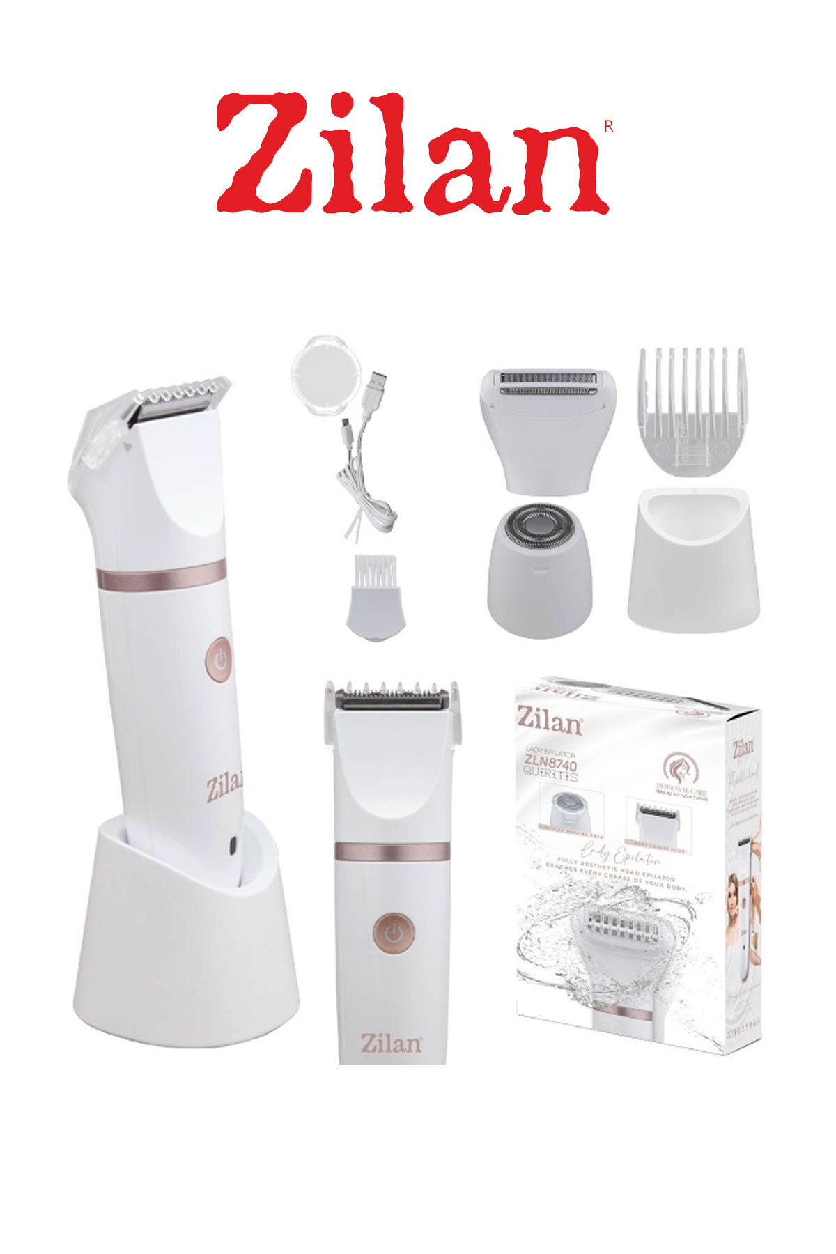 Zilan ZLN-8740 Zilan Epilierer Weiß