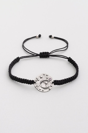 So Chic Balık Burcu 18 Ayar Beyaz Altın Kaplama Ayarlanabilir Erkek Gümüş Bil...