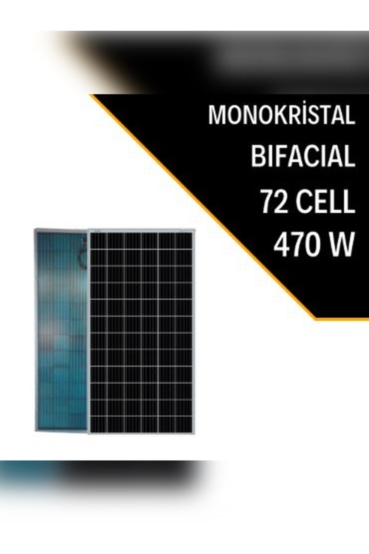 Lexron 470W BIFACIAL MONOKRİSTAL GÜNEŞ PANELİ