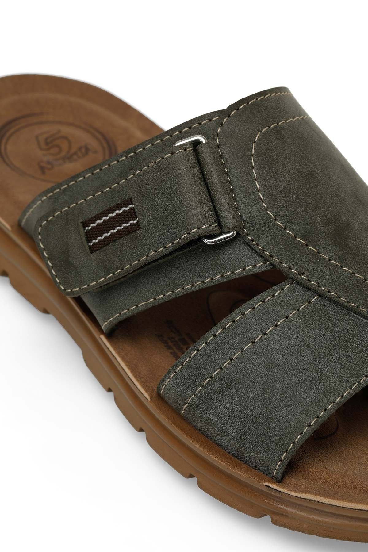 Polaris-Polaris 406099 .M5FX Papuci pentru bărbați kaki 5 puncte 7