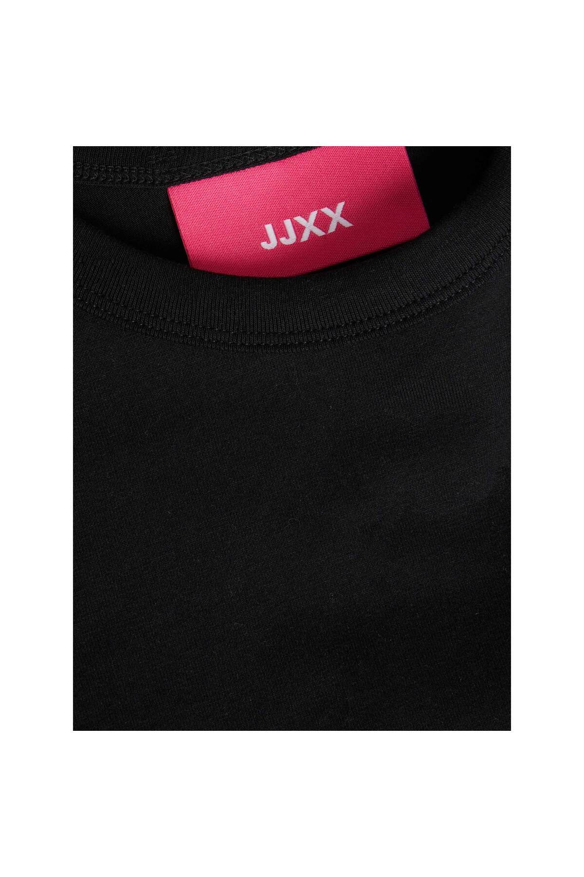 Only & Sons-Tricou negru pentru femei Jxgigi Str Ss Tee Jrs Sn12248921-02 6