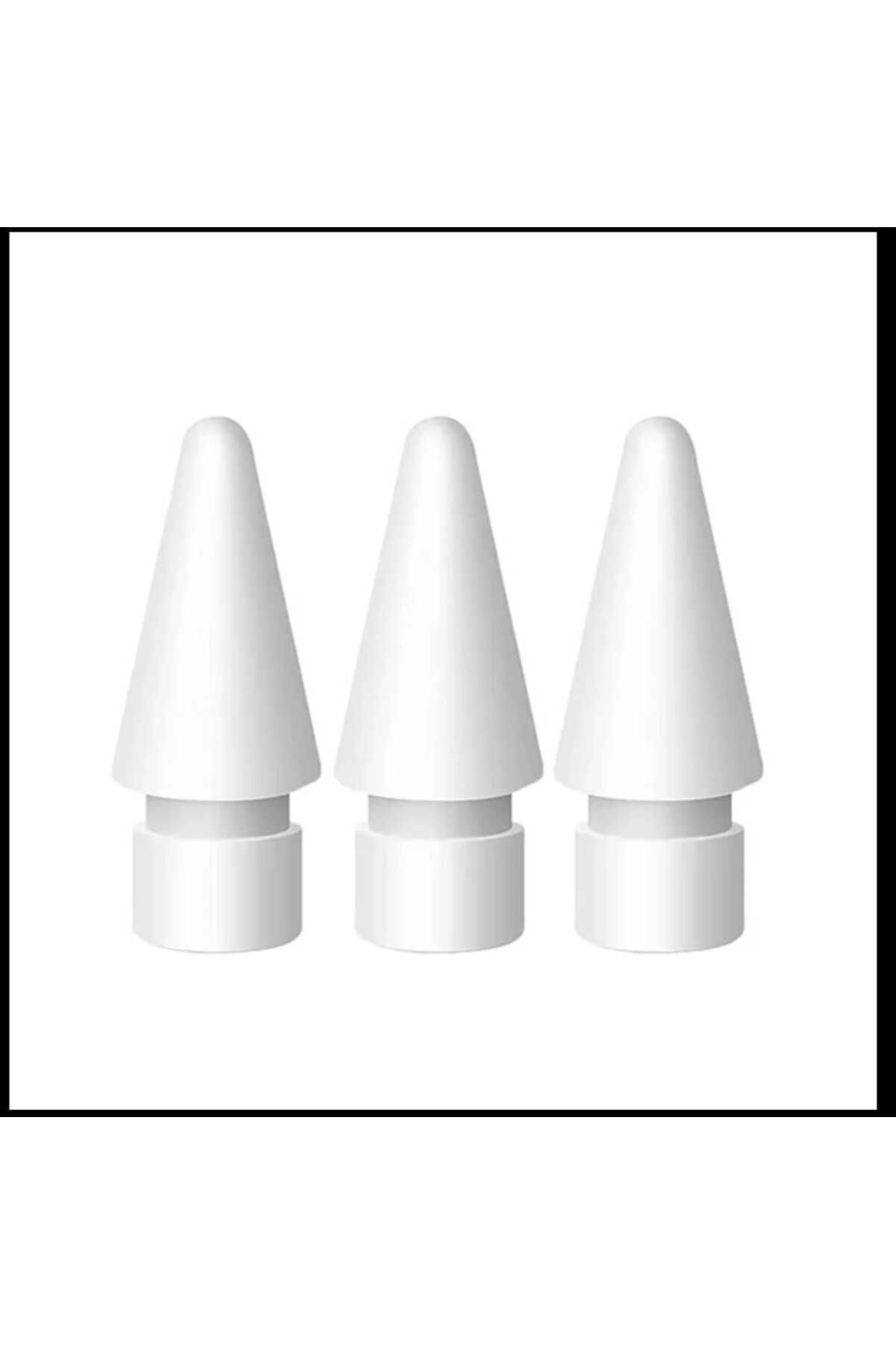 gökmer-iPad Pencil Compatible Pen Tip 1. And 2. Generation Usb-C/ Pro Pencil Spare Tip Pen Tip Tablet Tip 3Pcs 1