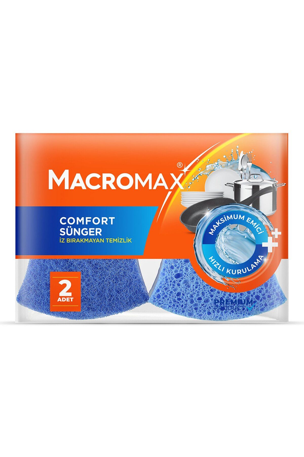 MACROMAX Comfort Sünger 2'li
