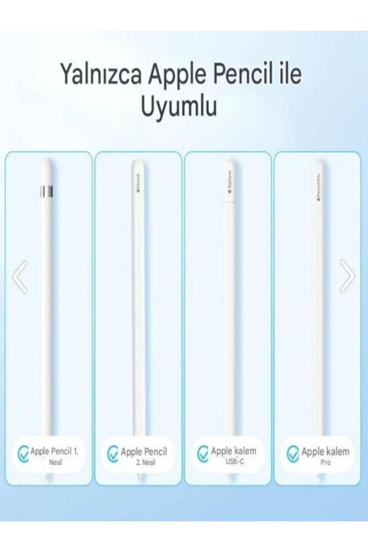 gökmer-iPad Pencil Compatible Pen Tip 1. And 2. Generation Usb-C/ Pro Pencil Spare Tip Pen Tip Tablet Tip 3Pcs 2