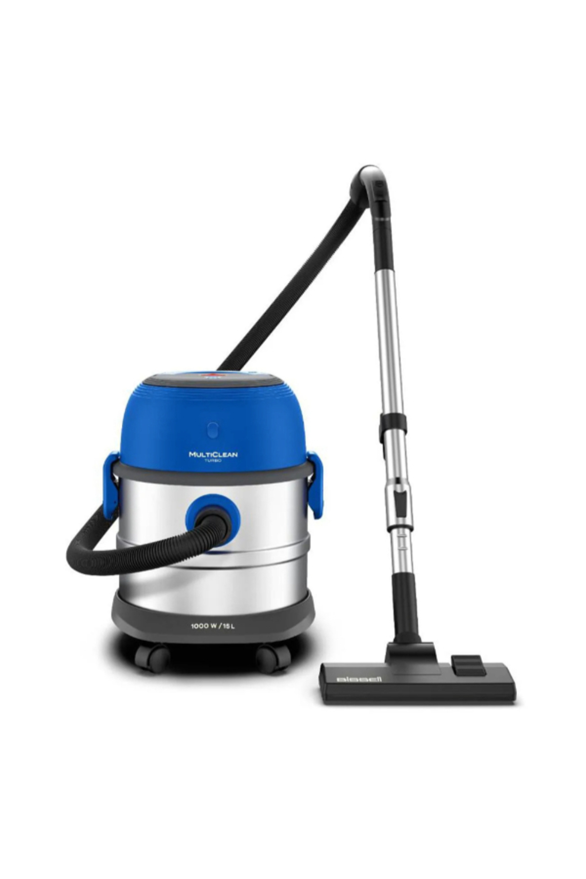 Bissell 1000W MultiClean Turbo Wet and Dry Drum Vacuum Cleaner 15 Liter