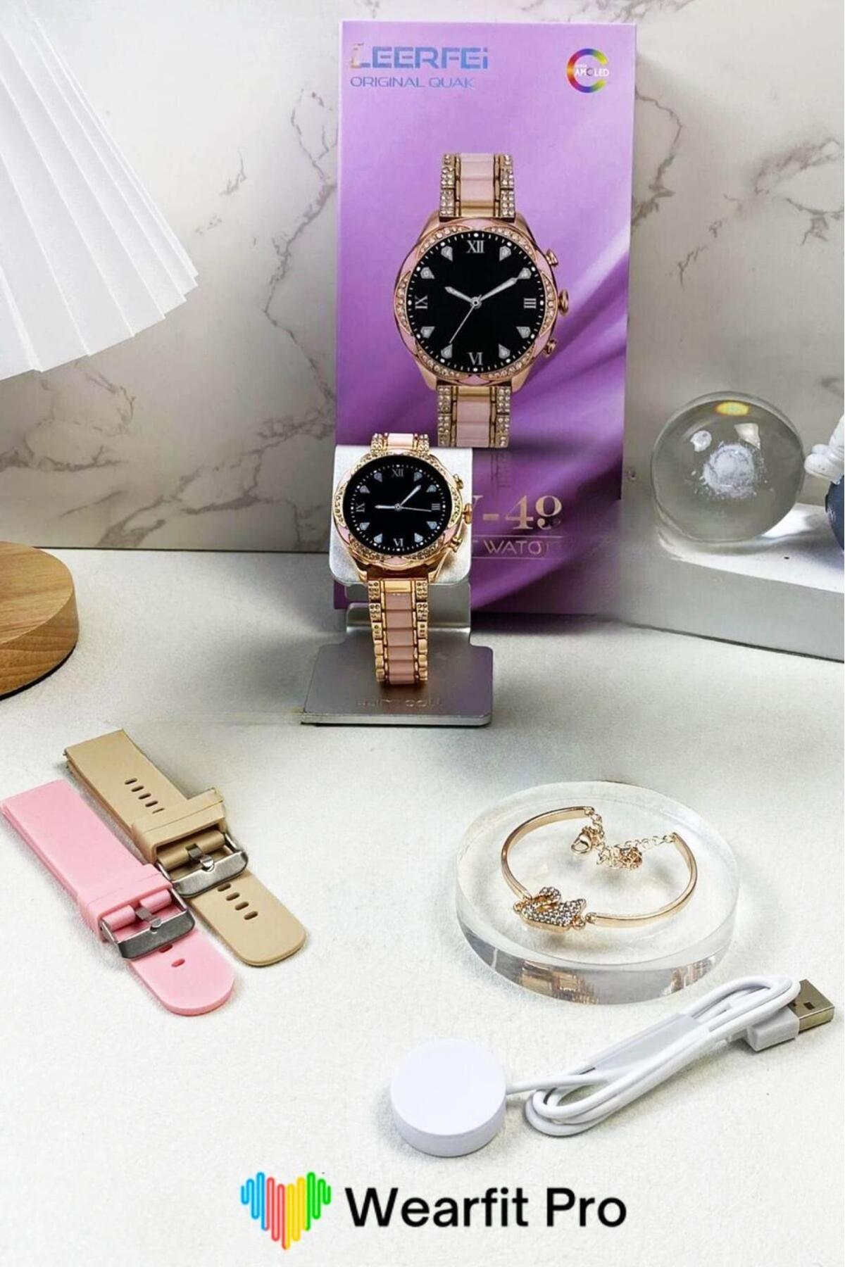 SOFT KADIN AKILLI SAAT ŞIK KALİTELİ SW 49 SW-49 WEARFİT - Fiyatı