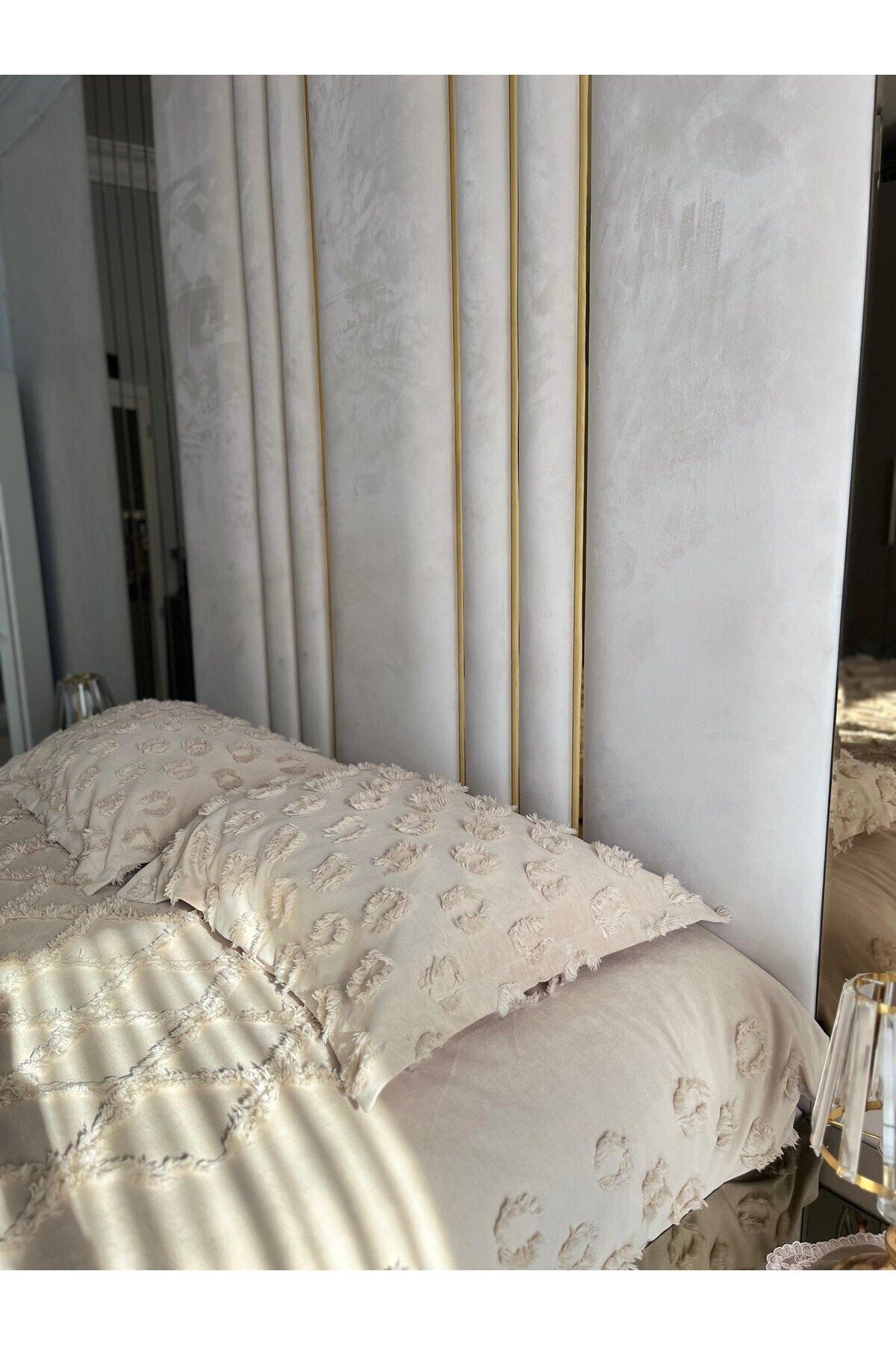 Tly Home Textiles-Palace Model 4 - Mink, Double Bedspread 2