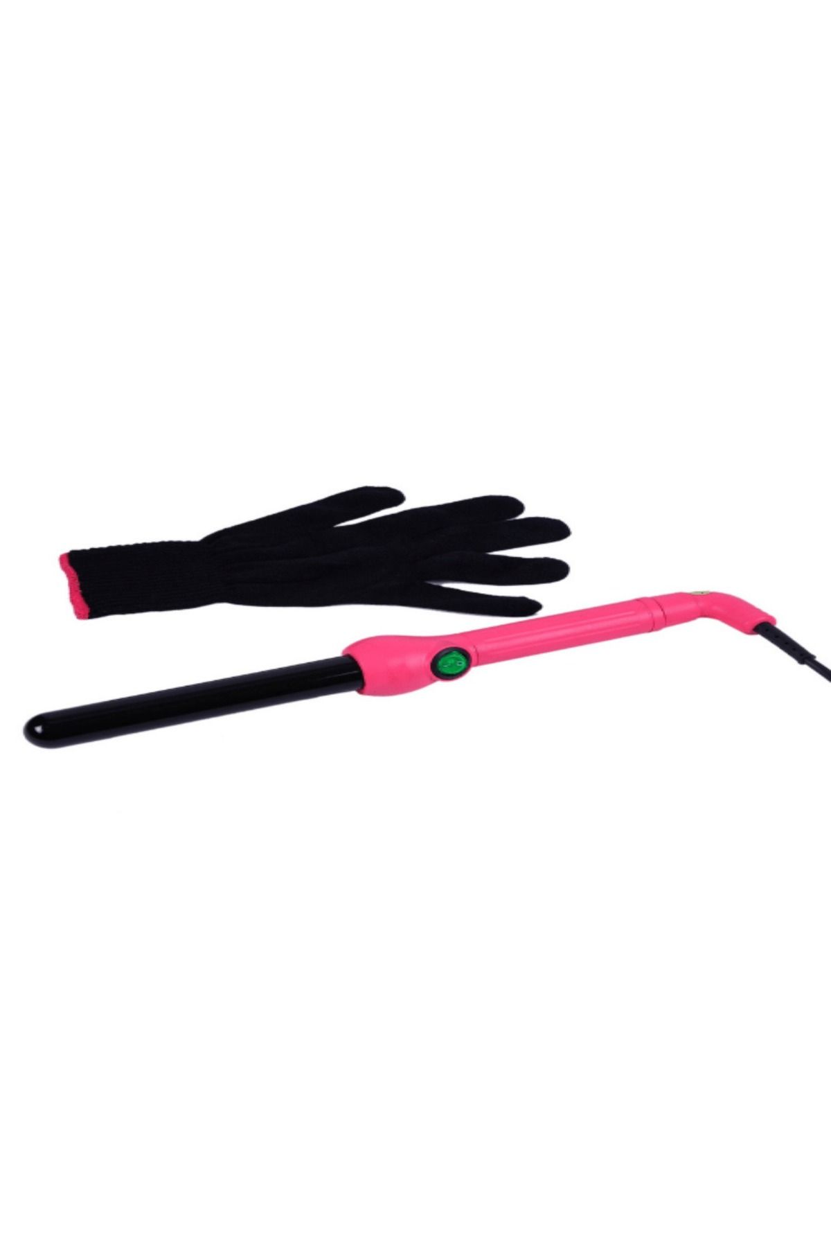 Beauty-Juicy Beauty JB-701 Pink Curling Iron with Heat Protection Glove 1