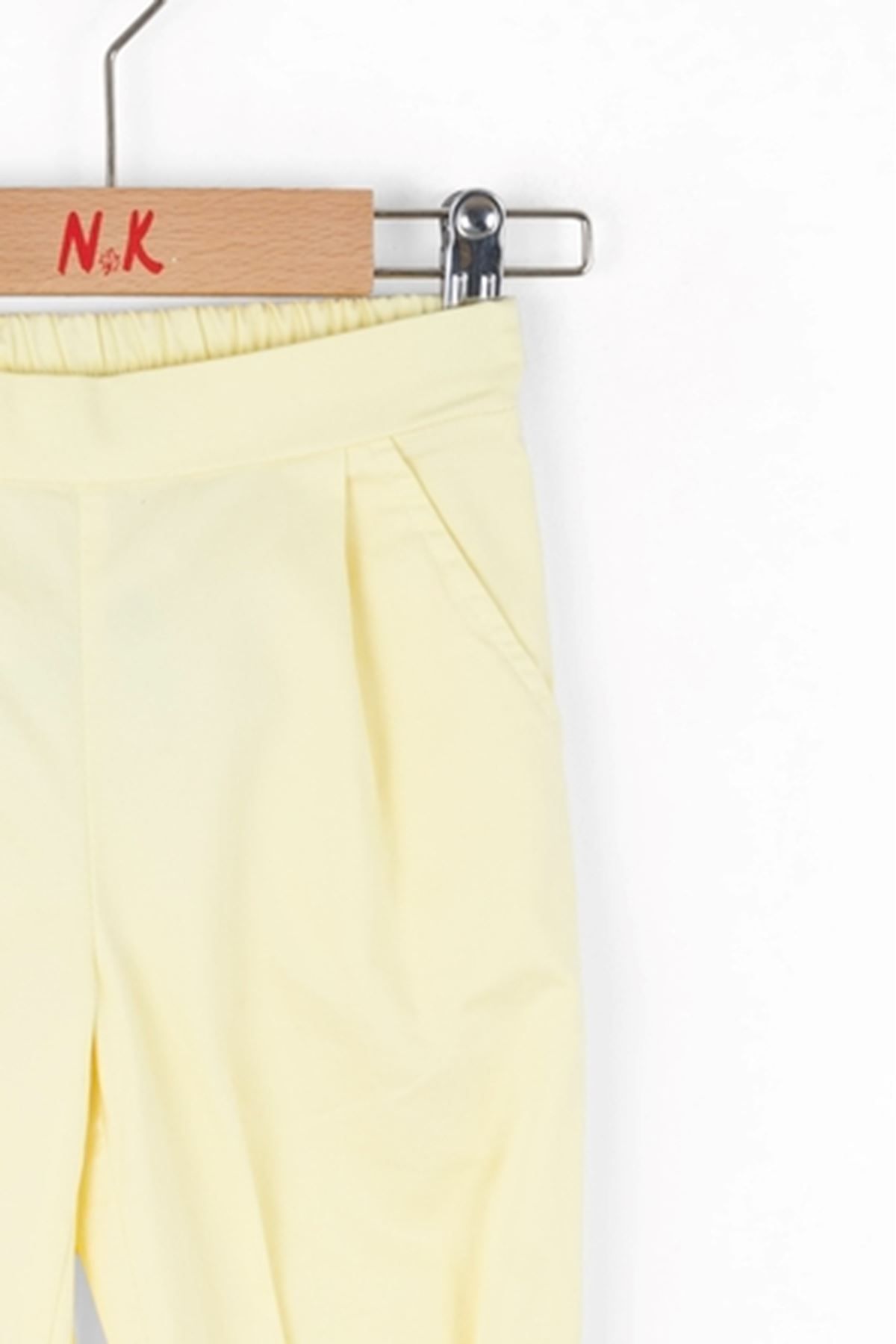 nk kids-Pastel Cola Pants - Yellow 1/4 2