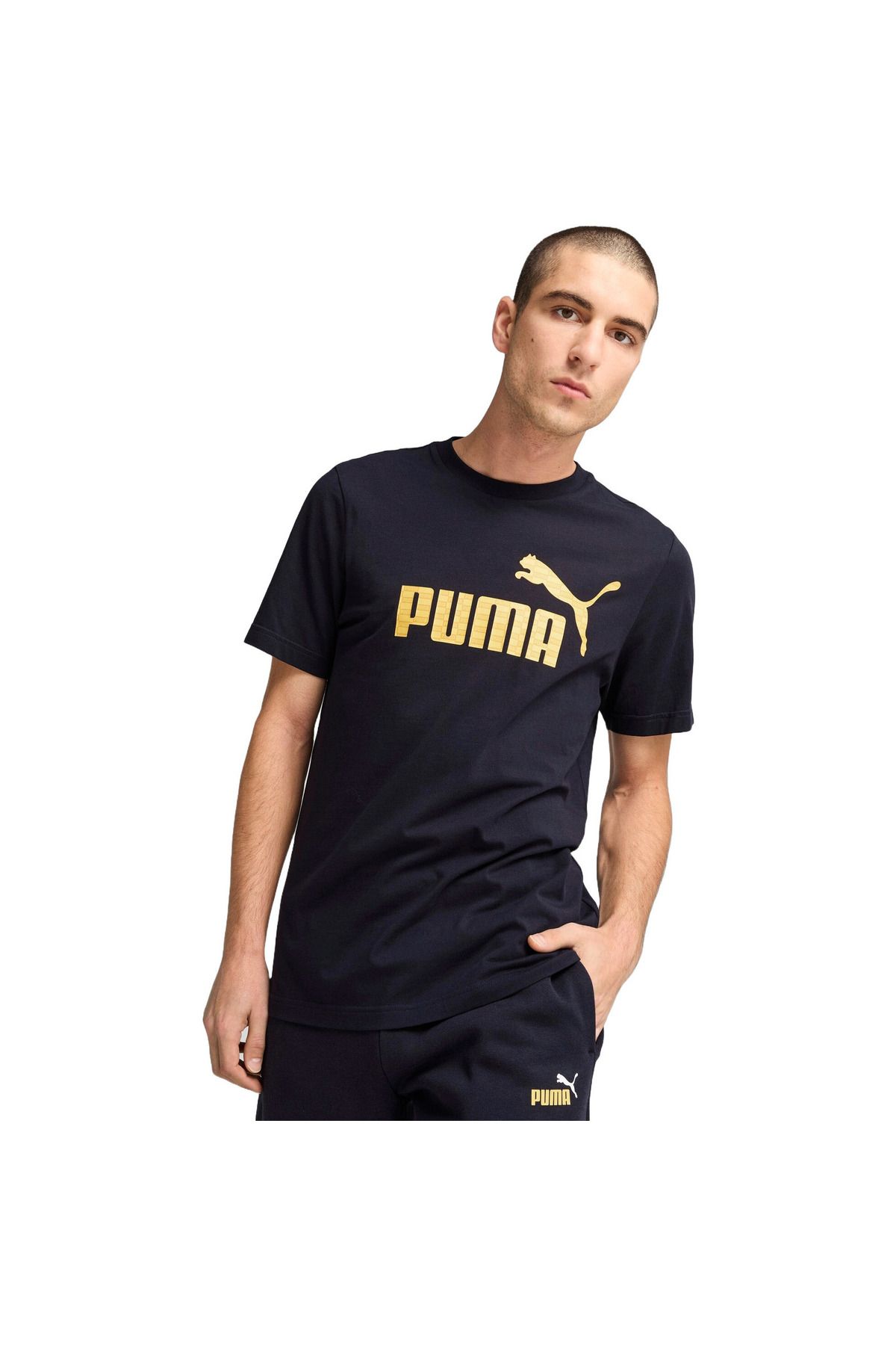 Puma-T-shirt Puma United Tee, Black, Men 1