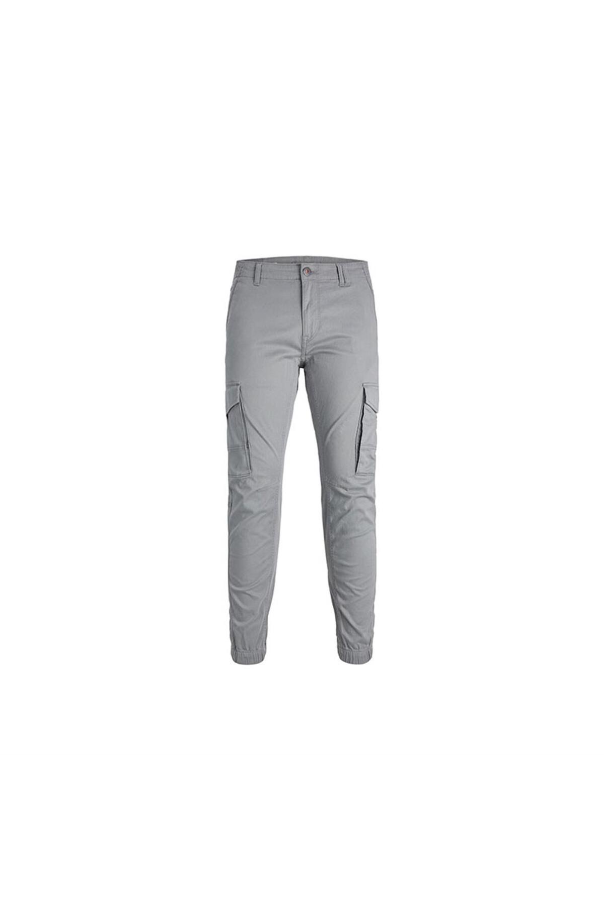 جک اند جونز شلوار مردانه جک اند جونز مدل Jpstpaul Jjflake Cargo Noos کد 12139912-sedona Sage Grey